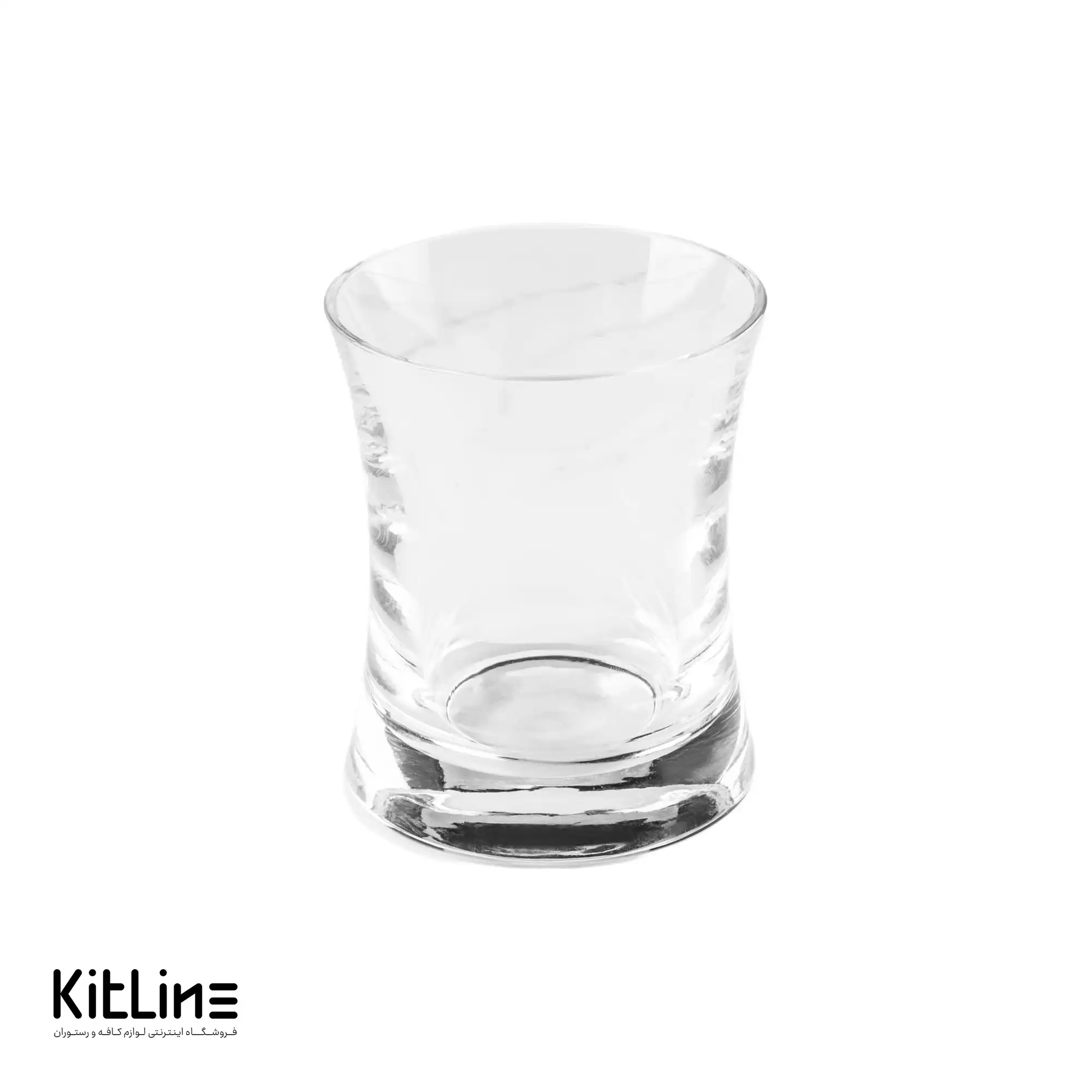 لیوان شیشه ای ۲۰۰ میلی‌لیتری کریستالیکا مدل مقعر (ست ۶ عددی)