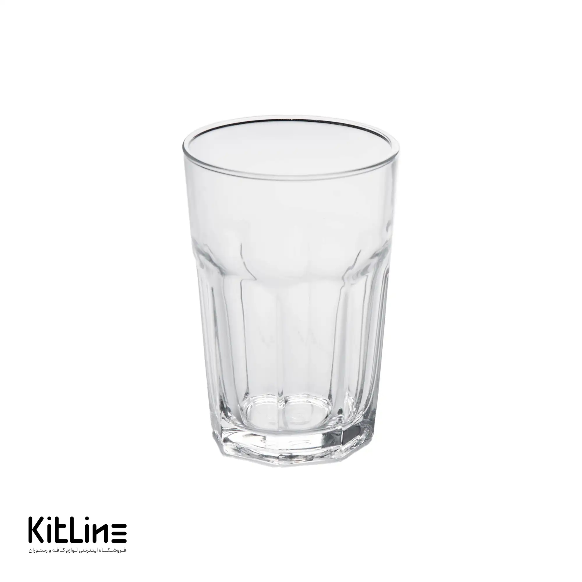 لیوان شیشه ای ۳۵۵ میلی‌لیتری پاشاباغچه مدل کازابلانکا (ست ۶ عددی)