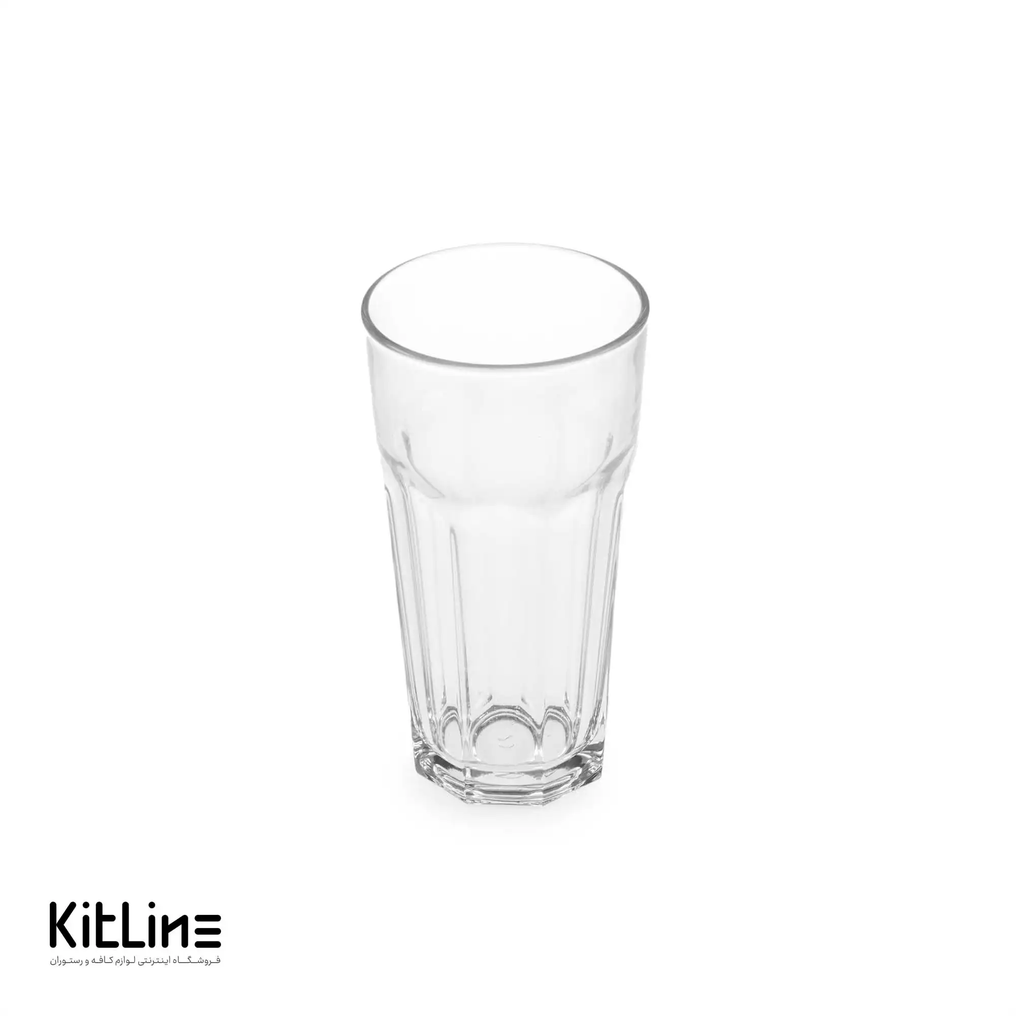 لیوان شیشه ای ۳۷۵ میلی‌لیتری پاشاباغچه مدل کازابلانکا