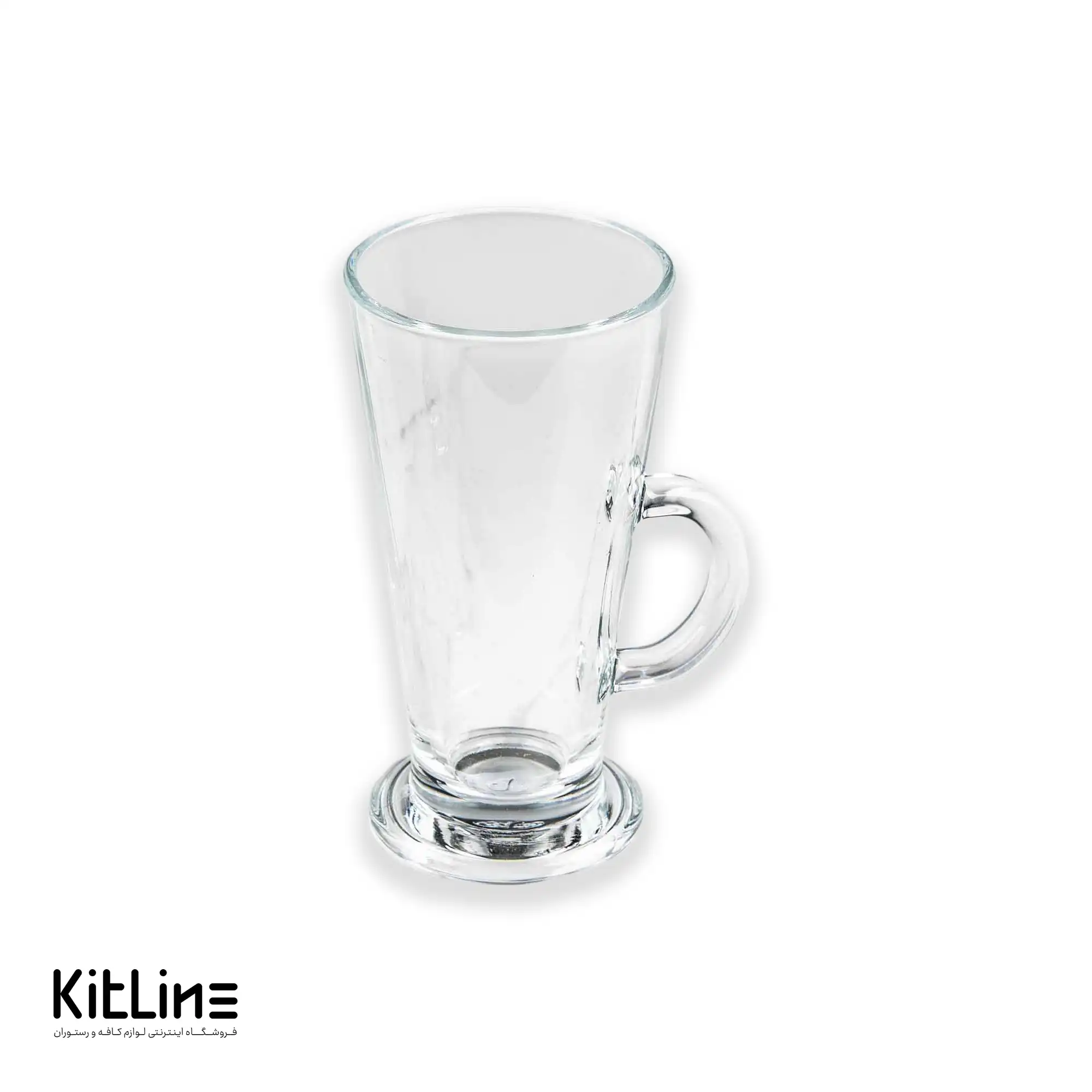 ماگ دسته دار شیشه ای ۲۶۳ میلی‌لیتری پاشاباغچه مدل کلمبیا