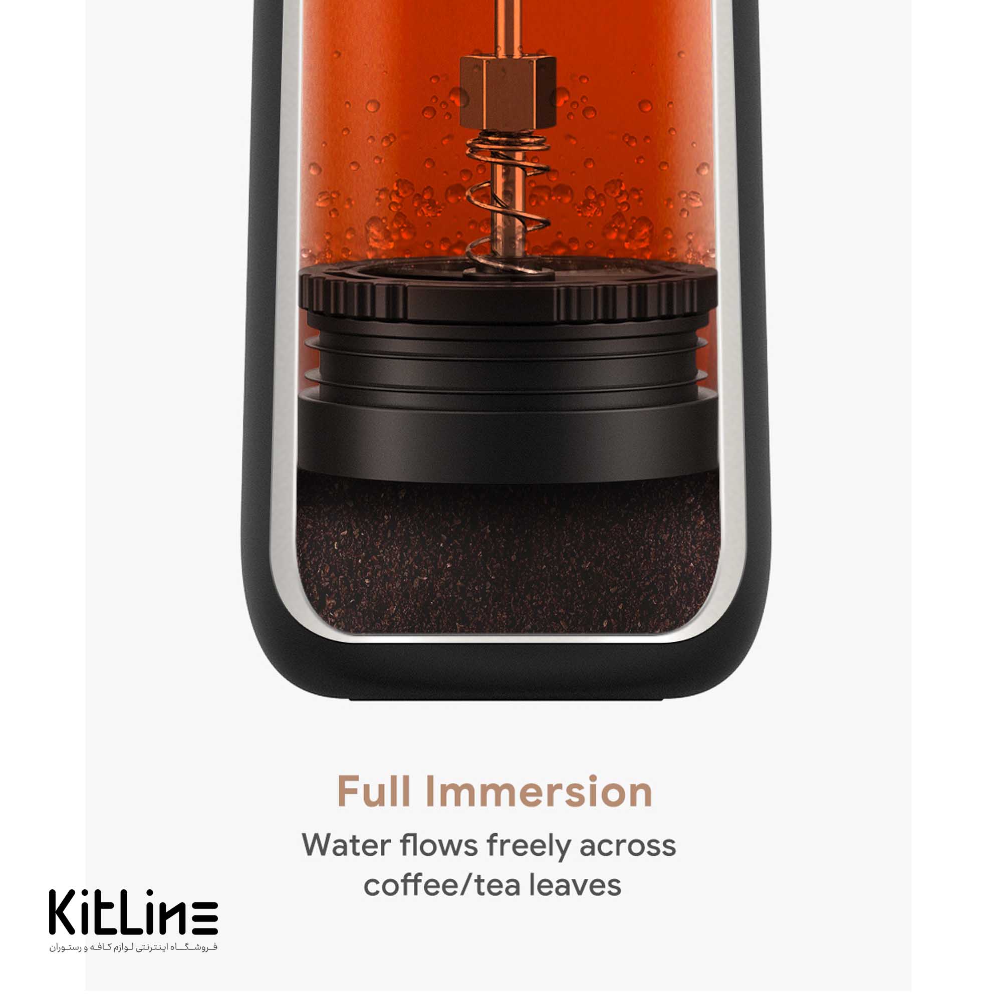 ماگ فرنچ پرس استيل مسافرتی بلند پرک (BLEND PERK) - تصویر 7