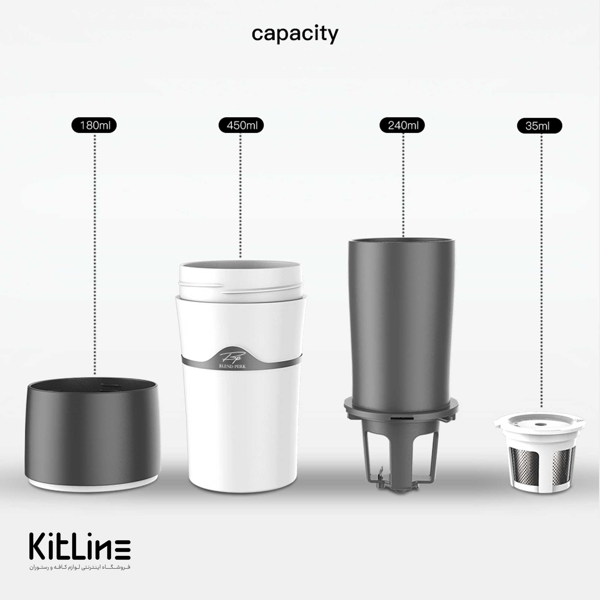 ماگ و قهوه ساز دمی بلند پرک (BLEND PERK) - تصویر 8