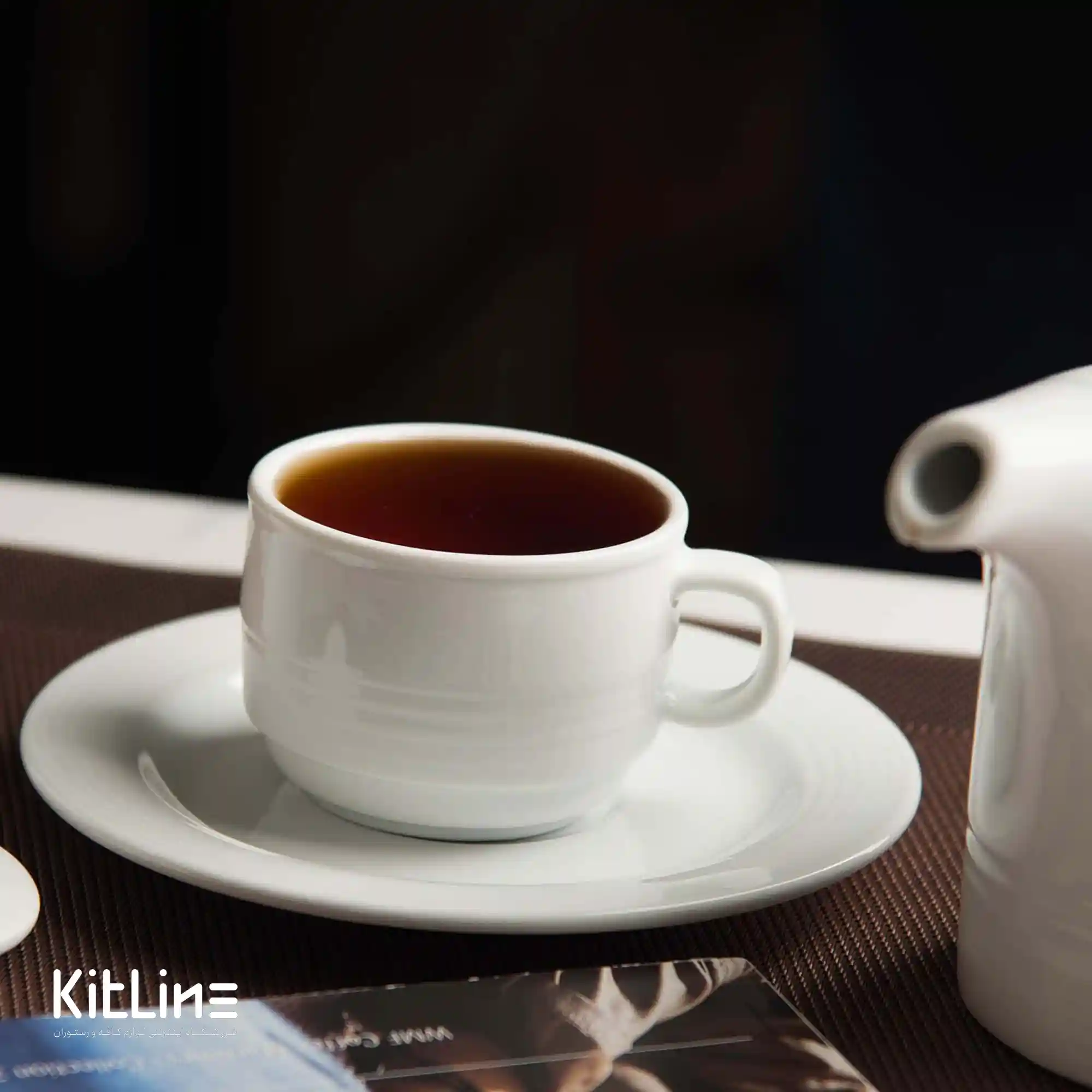 نعلبکی چینی هتلی ۱۶ سانتیمتری زرین - تصویر 4