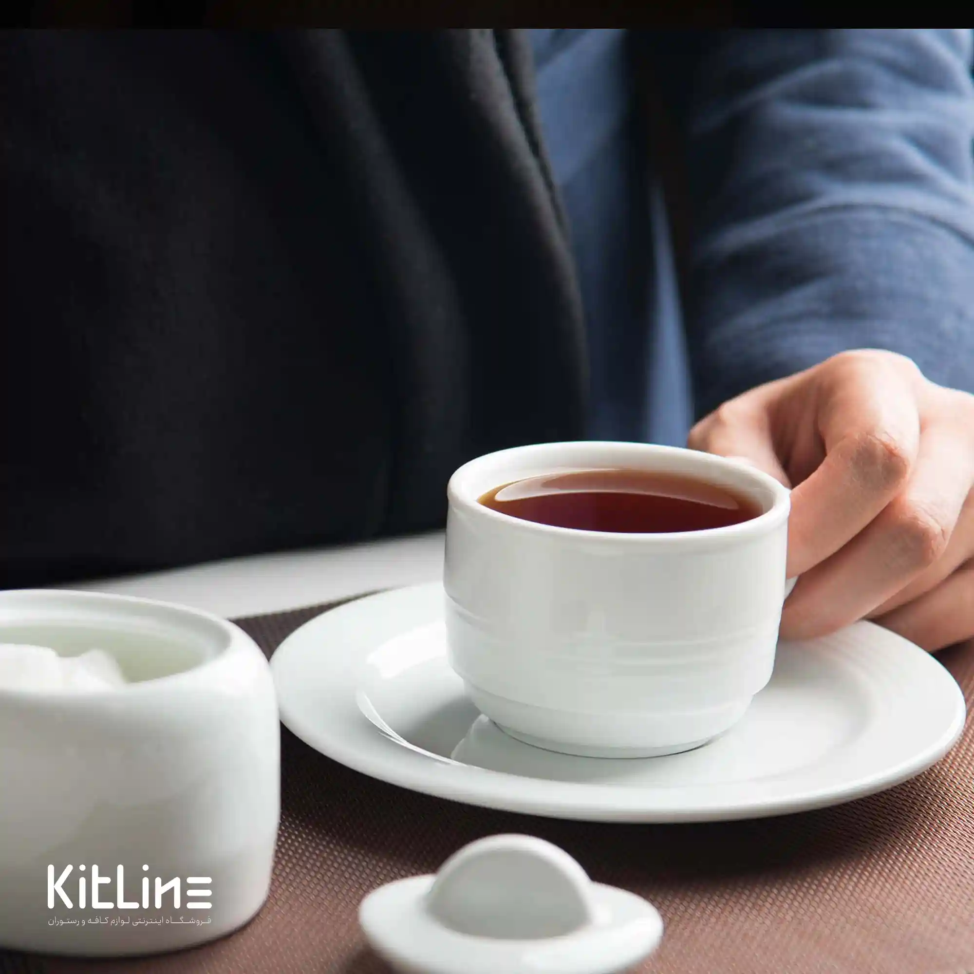 نعلبکی چینی هتلی ۱۶ سانتیمتری زرین - تصویر 5