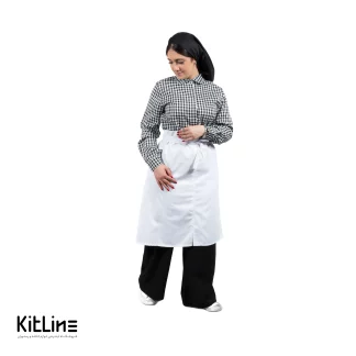 نيم پيشبند سرآشپز سفيد