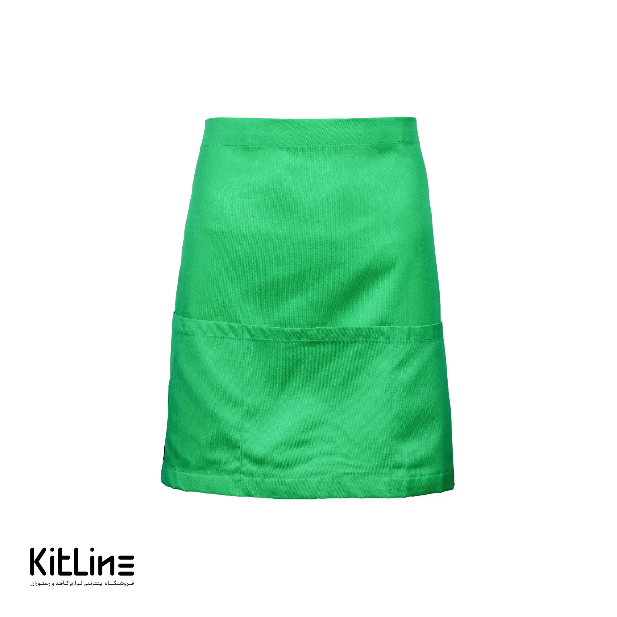 نيم پيشبند سه جيب سبز سارا فرم - تصویر 2