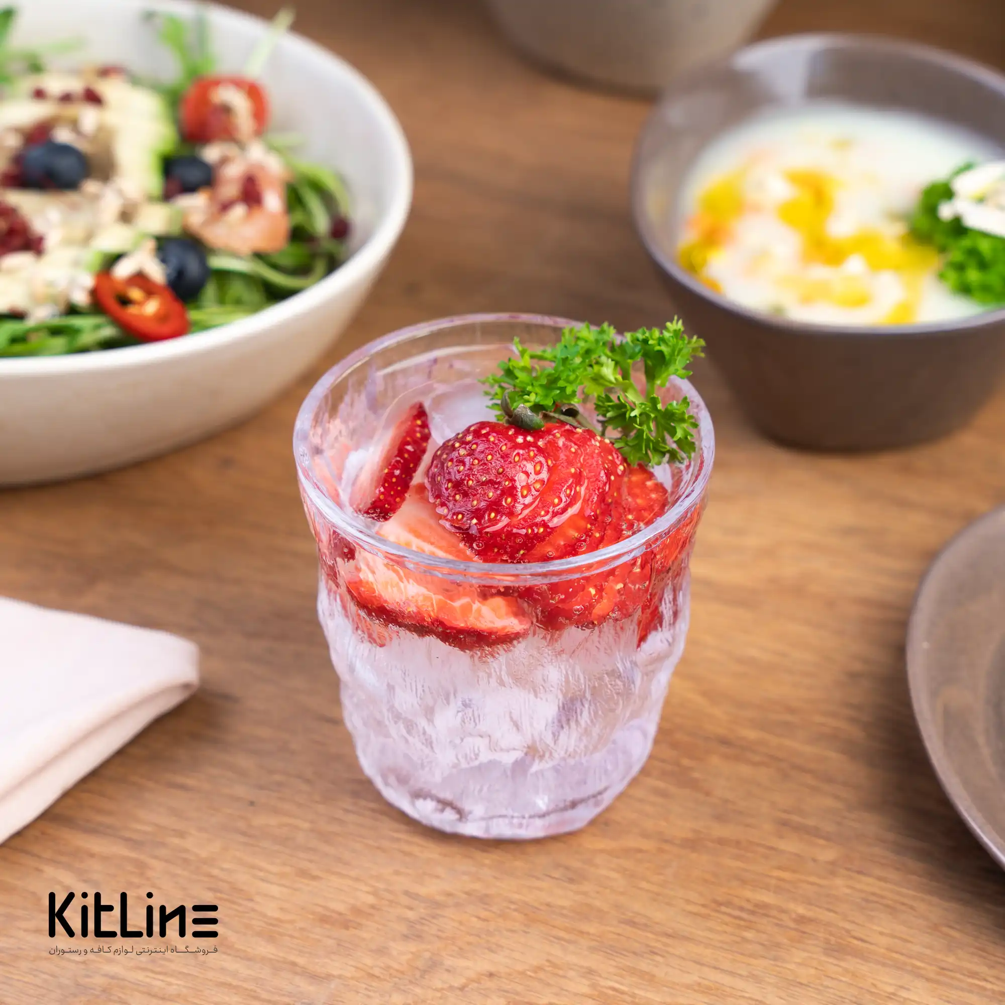 نیم لیوان یخی شیشه ای ۳۱۰ میلی لیتری یوجینگ (YUJING) - ست ۶ عددی - تصویر 4