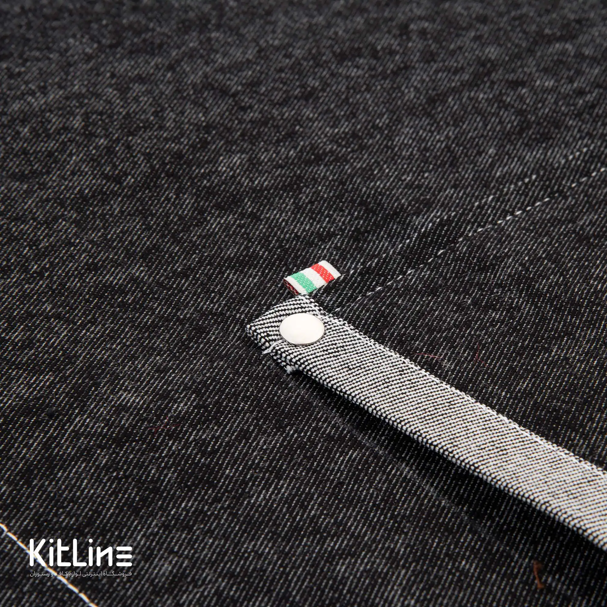 نیم پیشبند جین ۲ جیب کیوان - تصویر 5