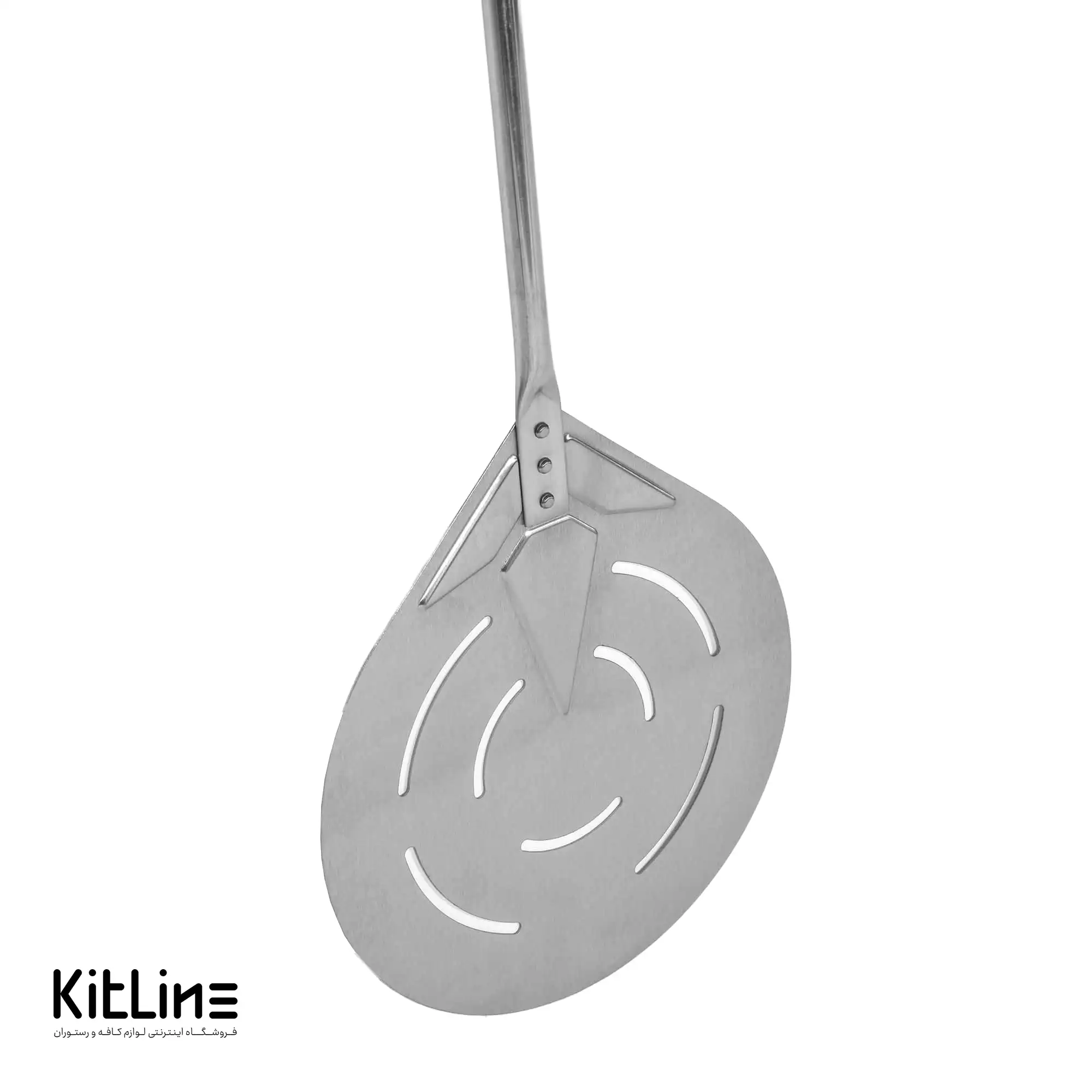 پارو پیتزا ناپلی استیل گرد کف ۲۳، دسته ۱۵۰ سانتیمتر کیچن تک - تصویر 4