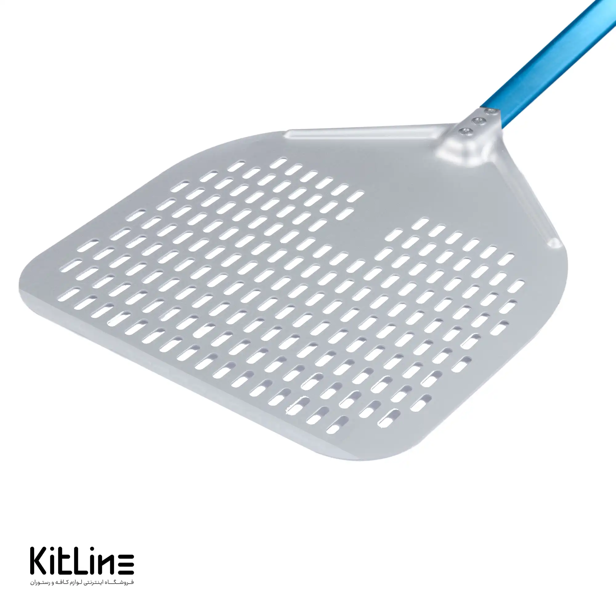 پارو پیتزا پانچ آلومینیومی مستطیلی کف ۳۷، دسته ۶۰ سانتیمتر کیچن تک - تصویر 3