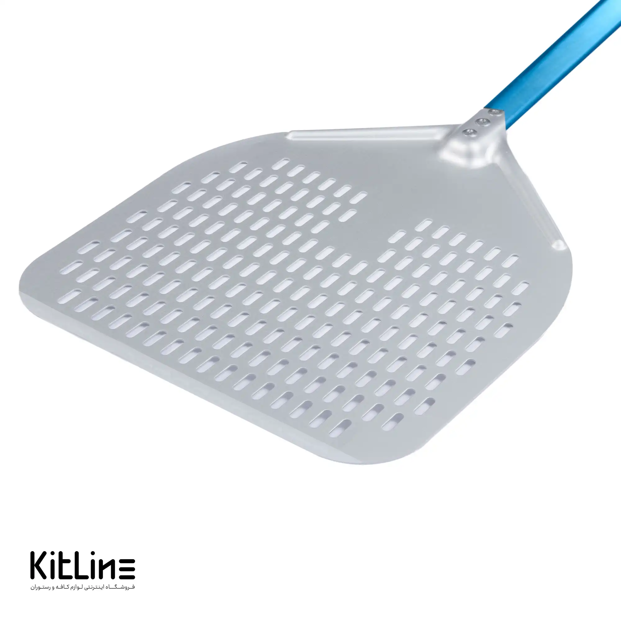 پارو پیتزا پانچ آلومینیومی مستطیلی کف ۳۷، دسته ۶۰ سانتیمتر کیچن تک - تصویر 4