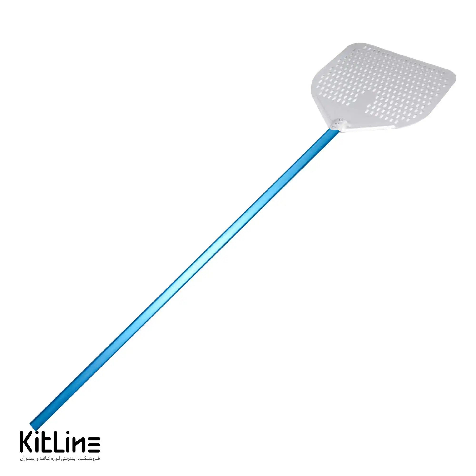 پارو پیتزا پانچ آلومینیومی مستطیلی کف ۳۲، دسته ۱۲۰ سانتیمتر کیچن تک - تصویر 2