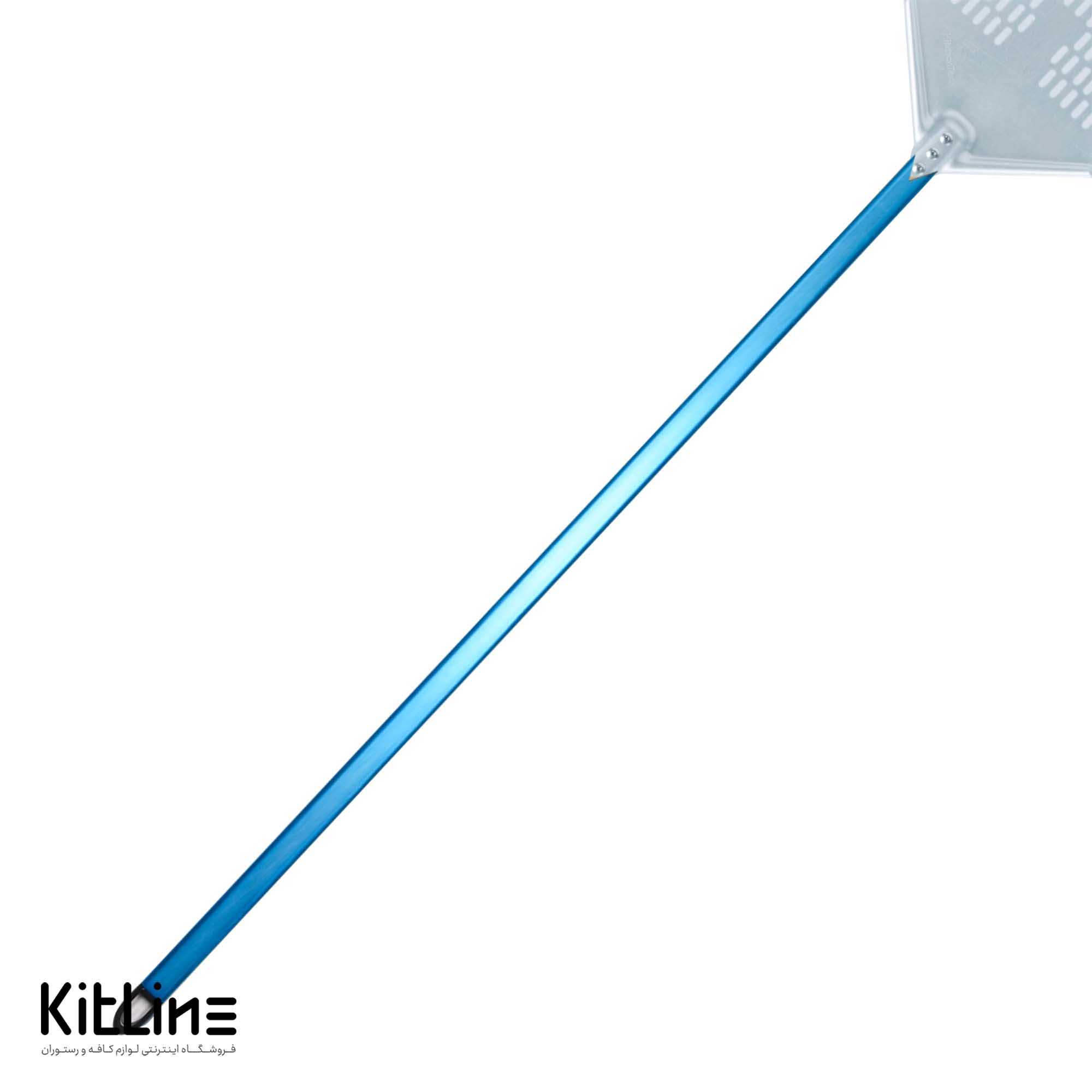 پارو پیتزا پانچ آلومینیومی گرد کف ۳۲، دسته ۱۲۰ سانتیمتر کیچن تک - تصویر 3