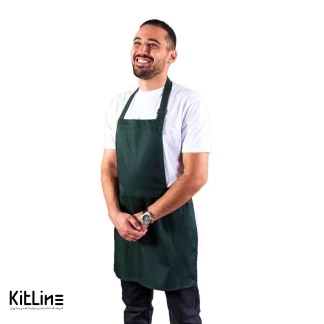 پيشبند بلند رنگ سبز تيره پوشاکو