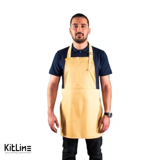 پيشبند بلند رنگ کرم پوشاکو