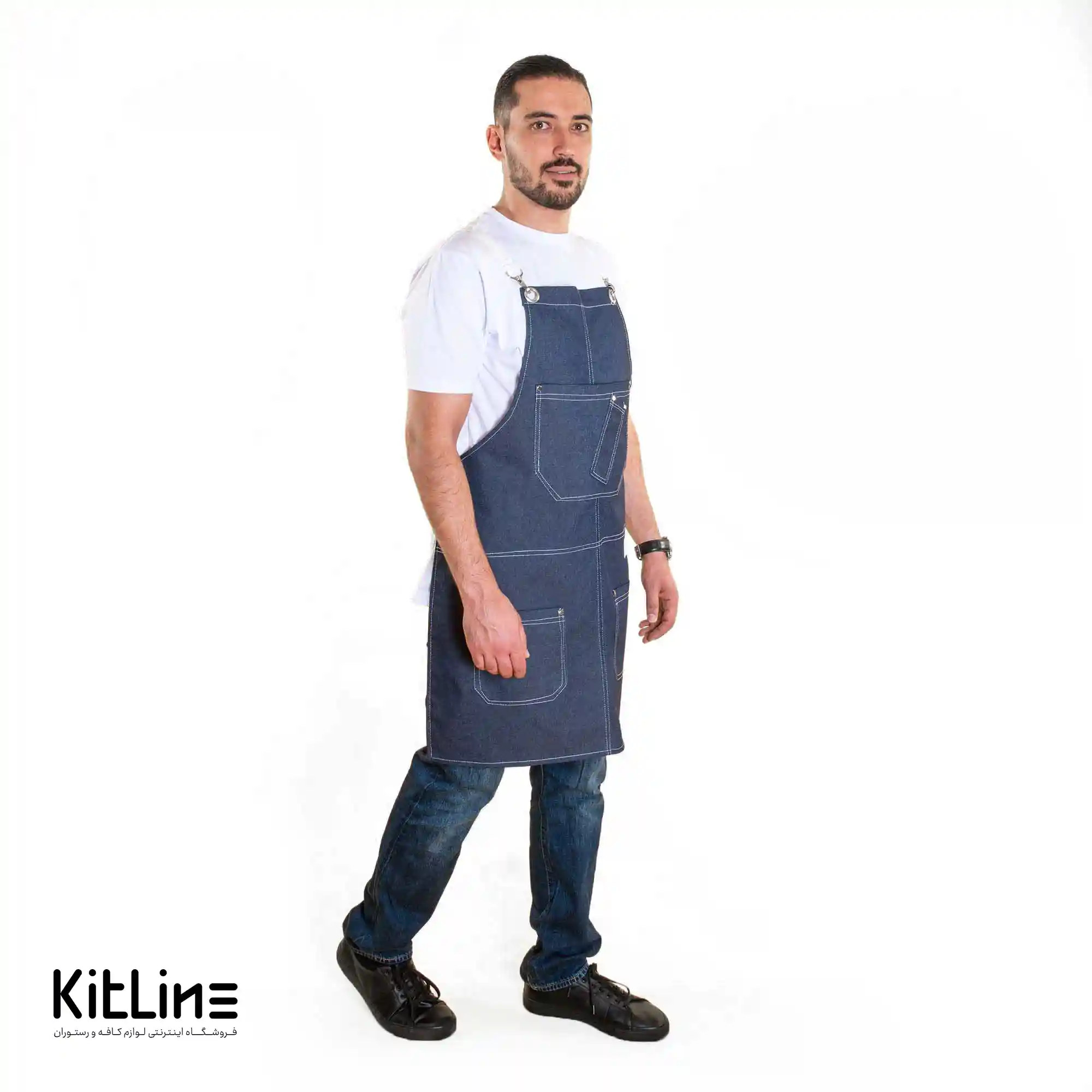 پيشبند جين آبی - تصویر 7