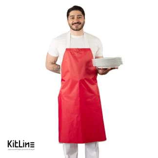 پيشبند پلاستيکی ضد آب قرمز