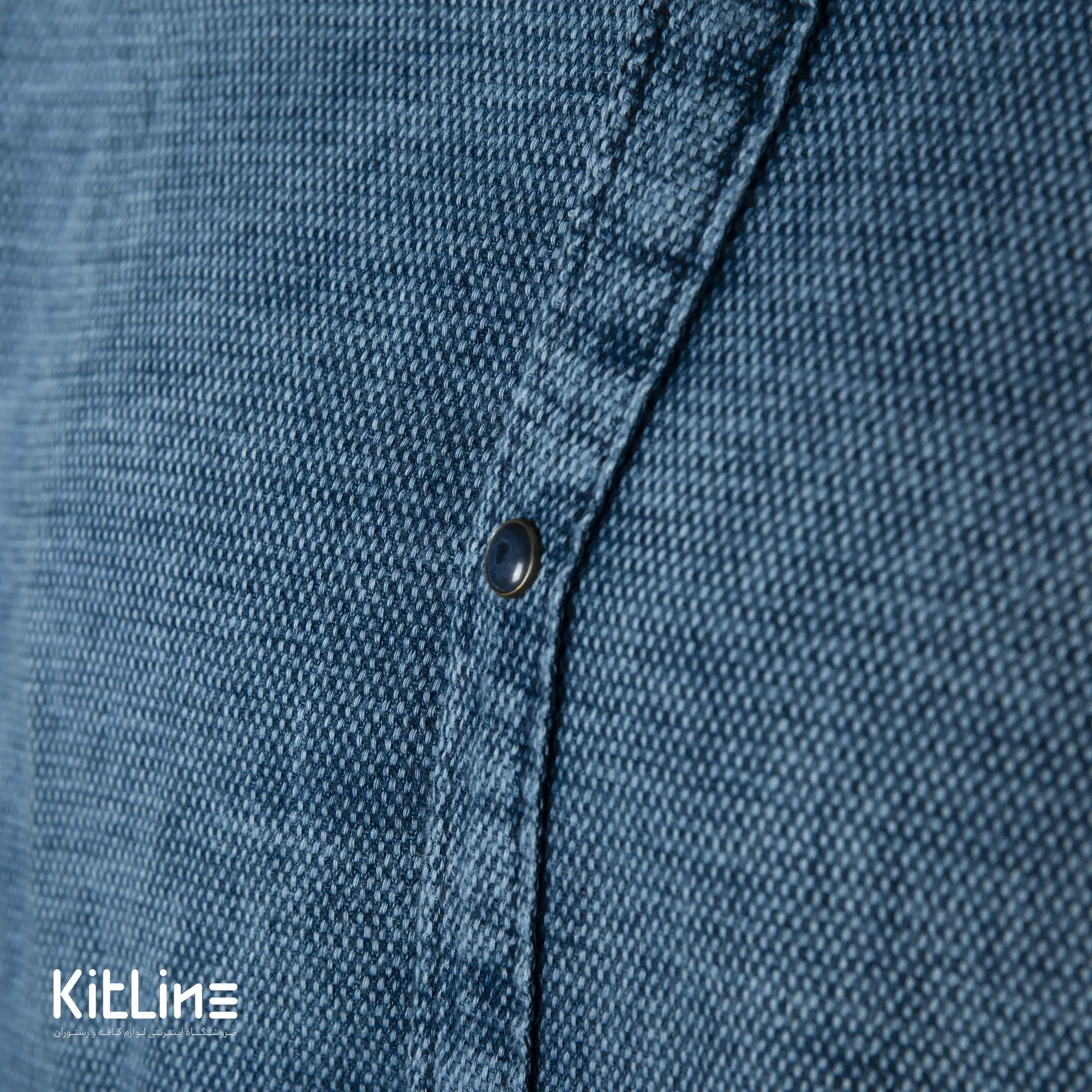 پیراهن آستین بلند جین آبی - تصویر 3