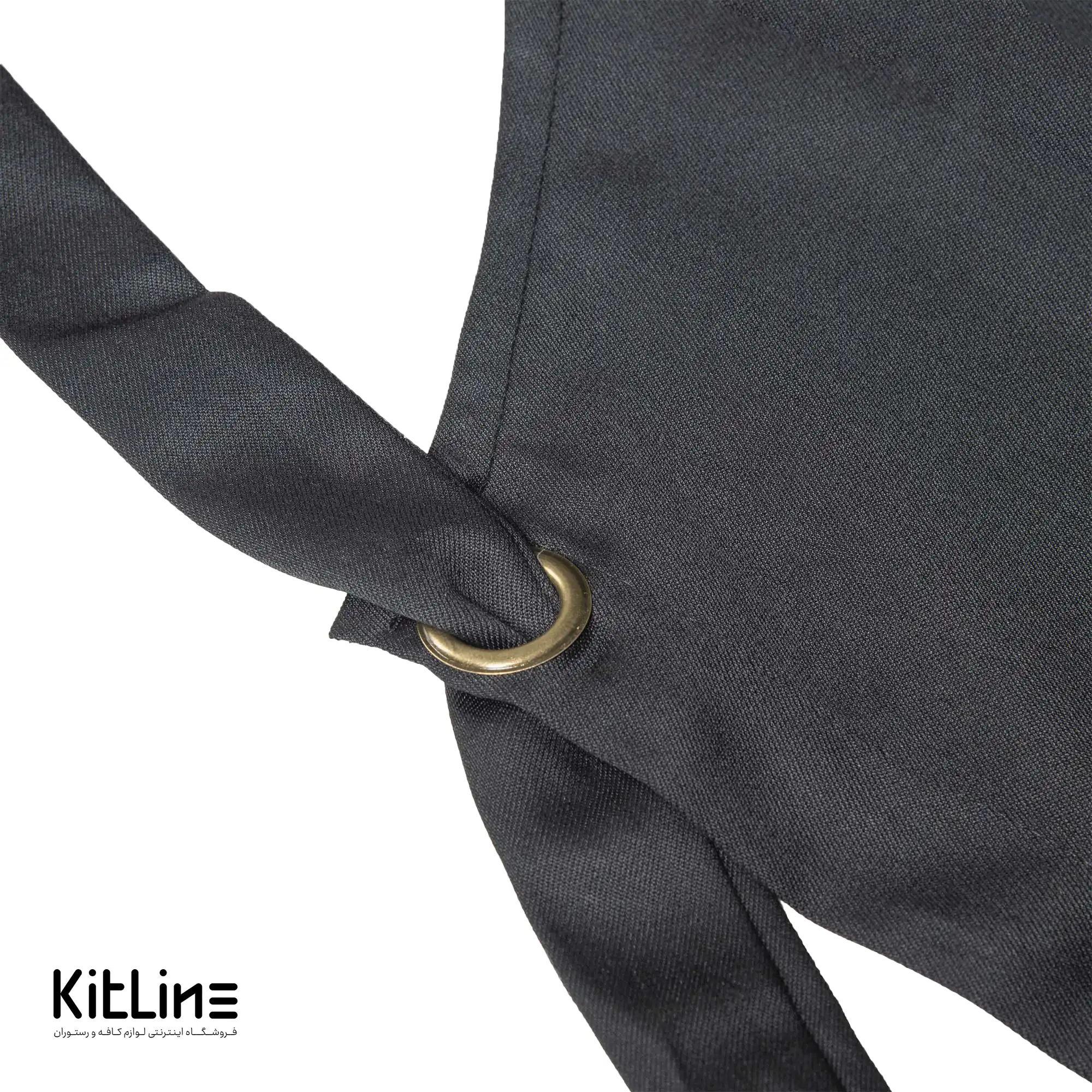 پیشبند تک جیب مشکی - تصویر 4