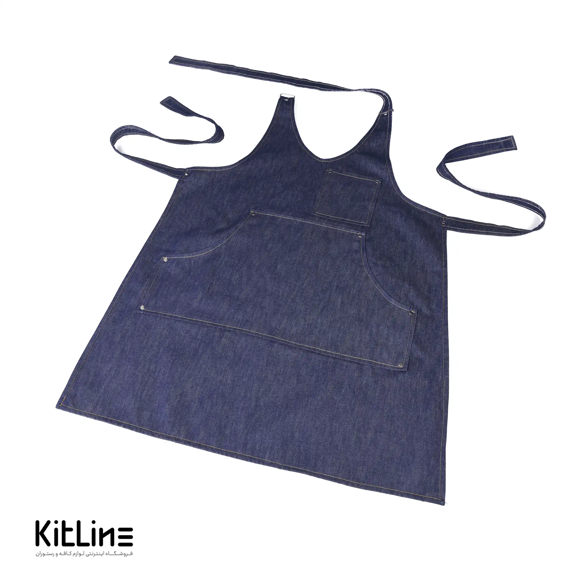 پیشبند جین ۳ جیب - تصویر 3