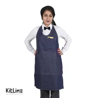 پیشبند جین ۳ جیب