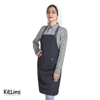 پیشبند ضدآب آبی تیره