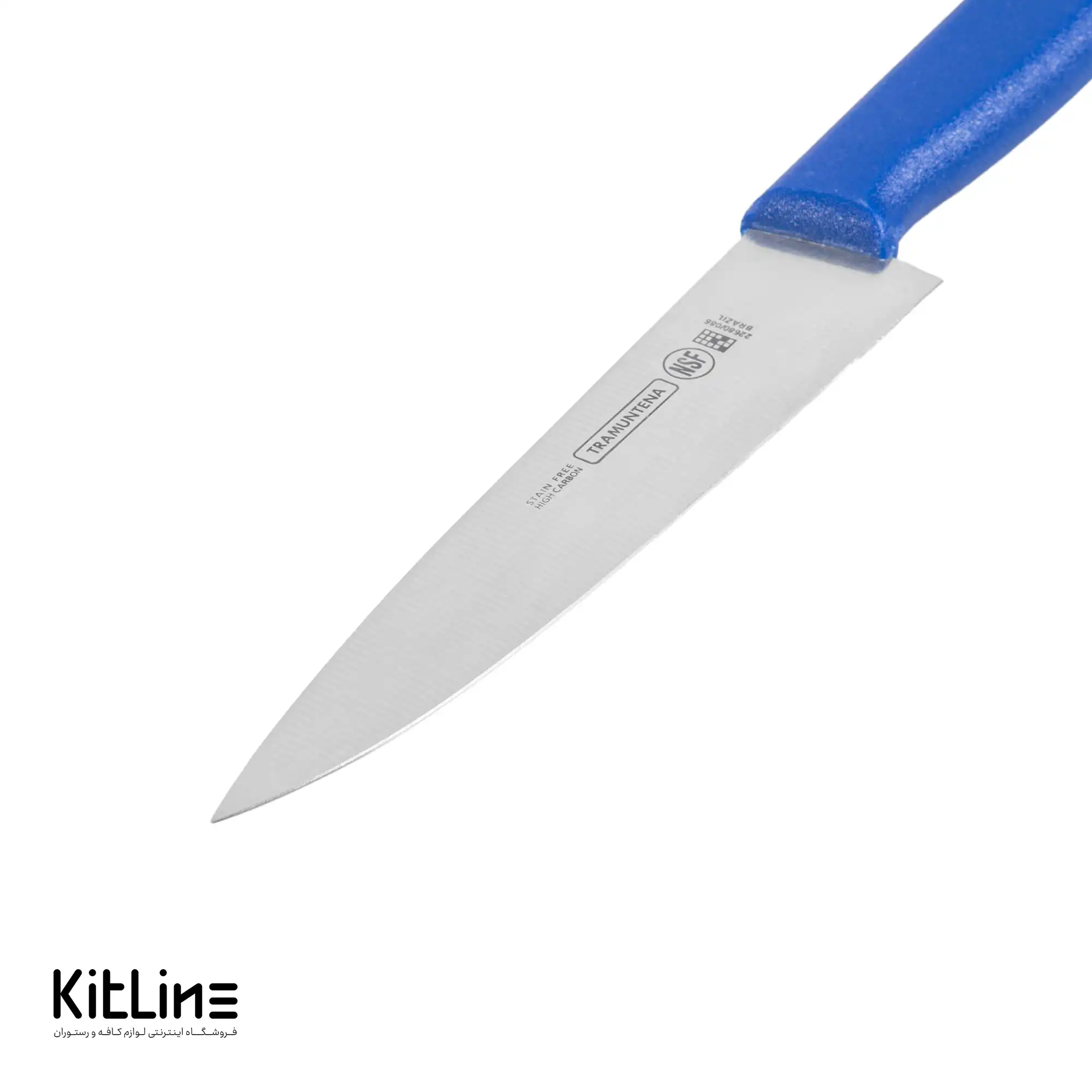 چاقو سرآشپز ۱۵ سانتیمتری بداف دسته آبی (TRAMUNTENA) - تصویر 3