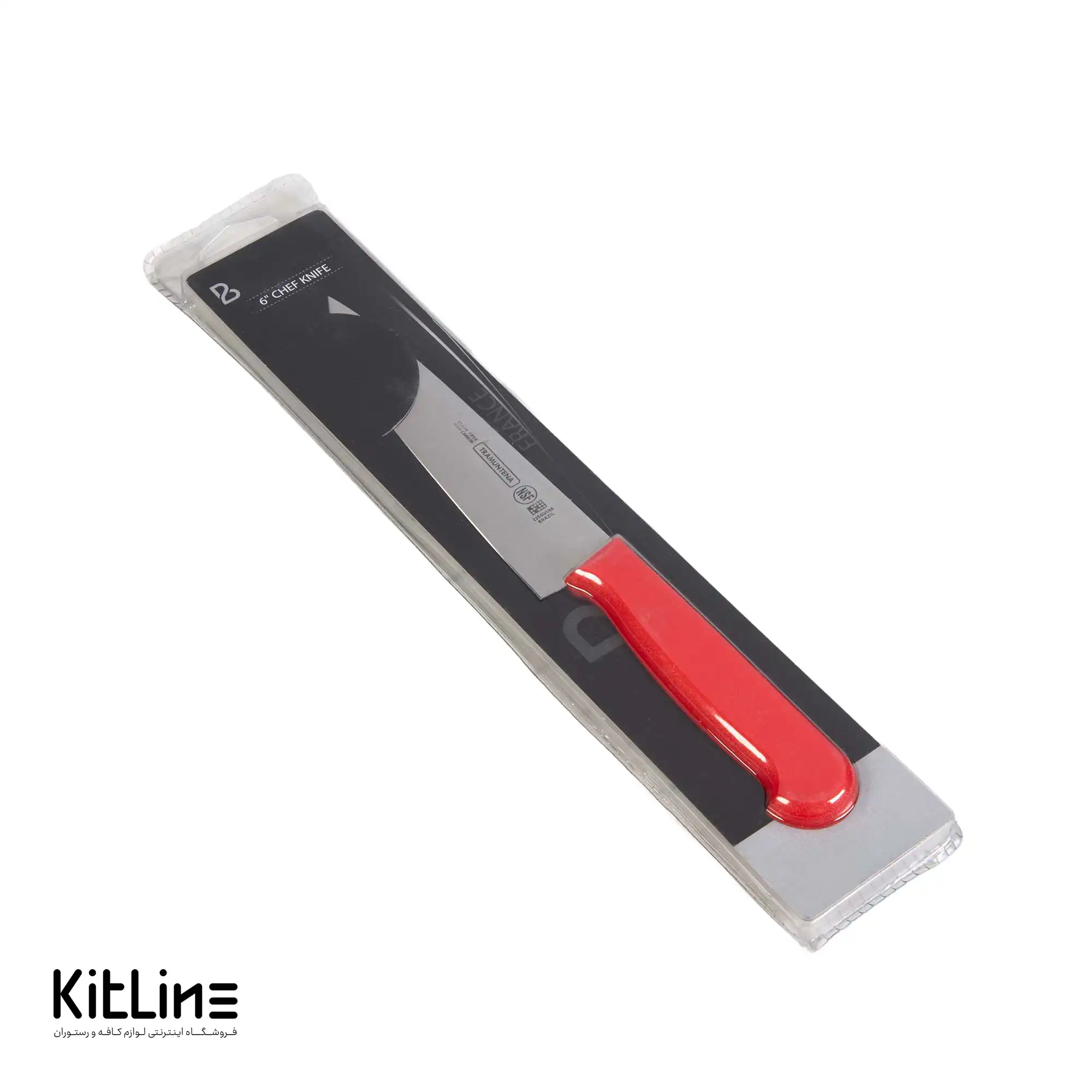 چاقو سرآشپز ۱۵ سانتیمتری بداف دسته قرمز (TRAMUNTENA) - تصویر 2