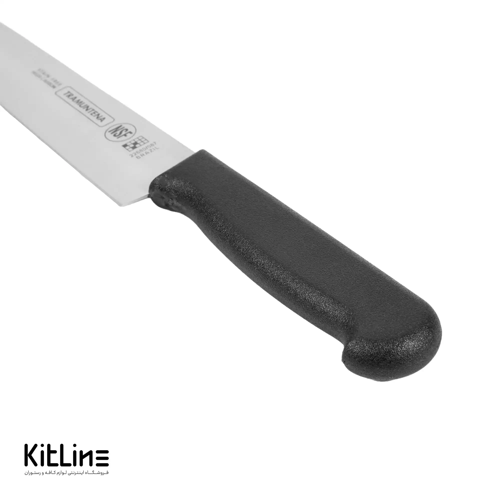 چاقو سرآشپز ۲۰ سانتیمتری بداف دسته مشکی (TRAMUNTENA) - تصویر 3