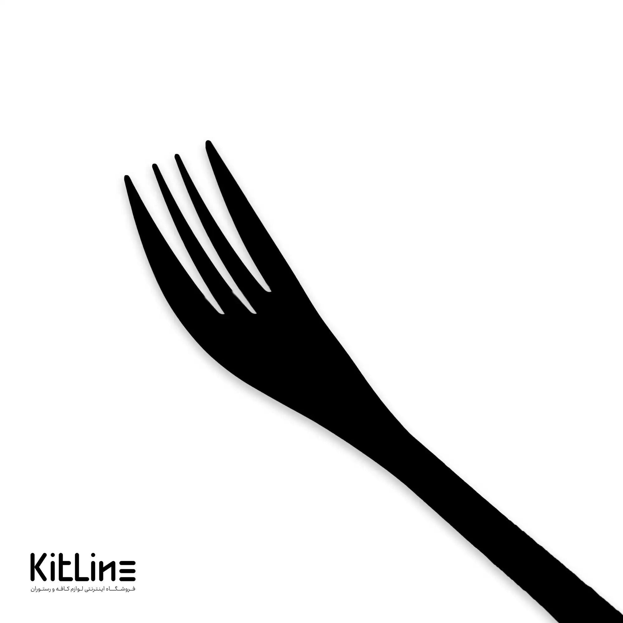 چنگال یکبار مصرف ۱۶ سانتیمتری مشکی مات (کارتن ۱۰۰۰ عددی) - تصویر 5