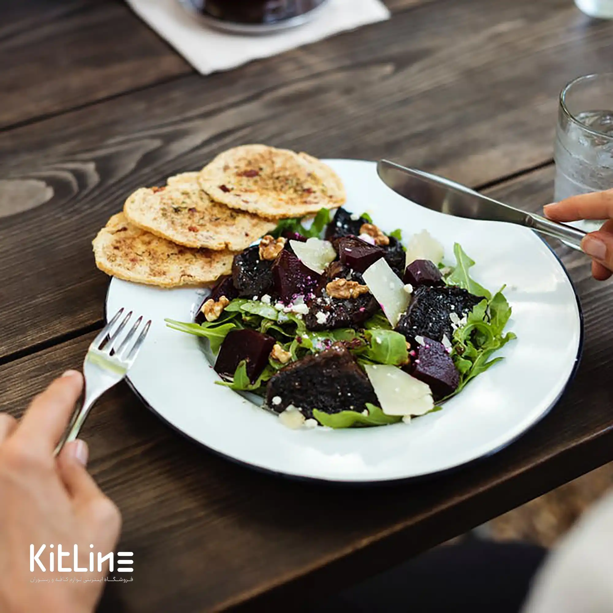 کارد غذا خوری ناب استیل مدل فلورانس - تصویر 5