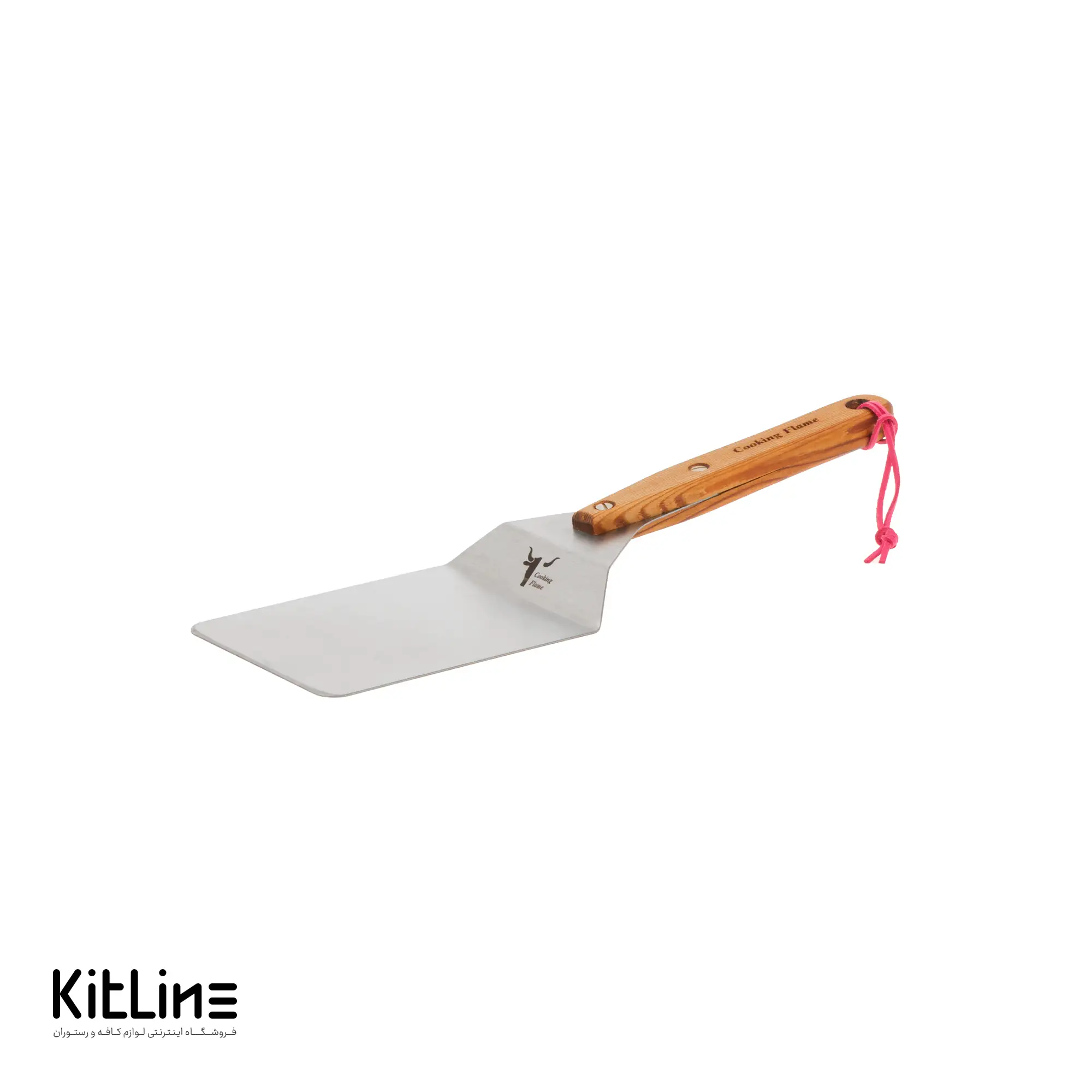 کاردک خم دسته چوبی نمره ۱۰ کوکینگ فلیم (Cooking Flame)