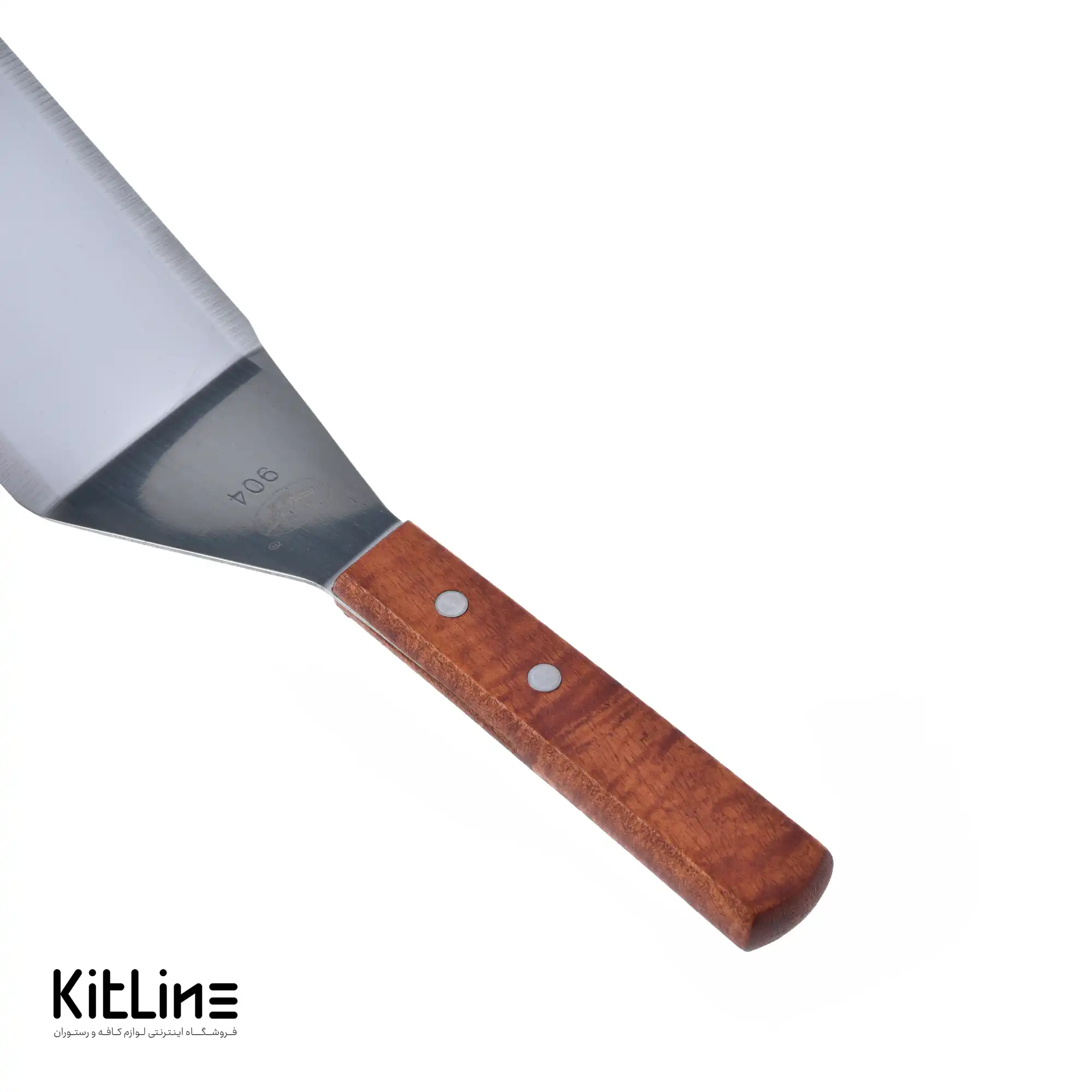 کاردک خم دسته چوبی نمره ۸ - تصویر 2