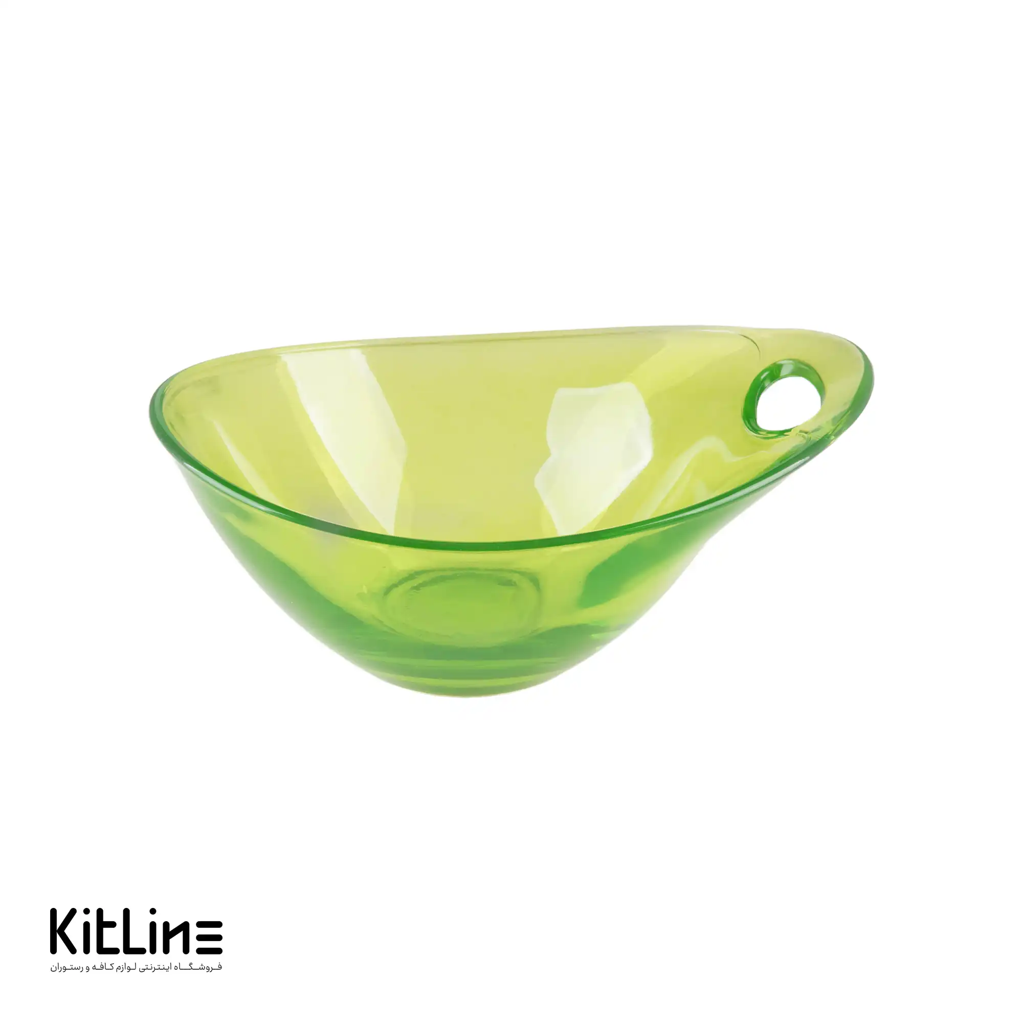 کاسه شیشه ای ۲۵۰ میلی‌لیتری برگونوو مدل پرکتیا سبز فسفری