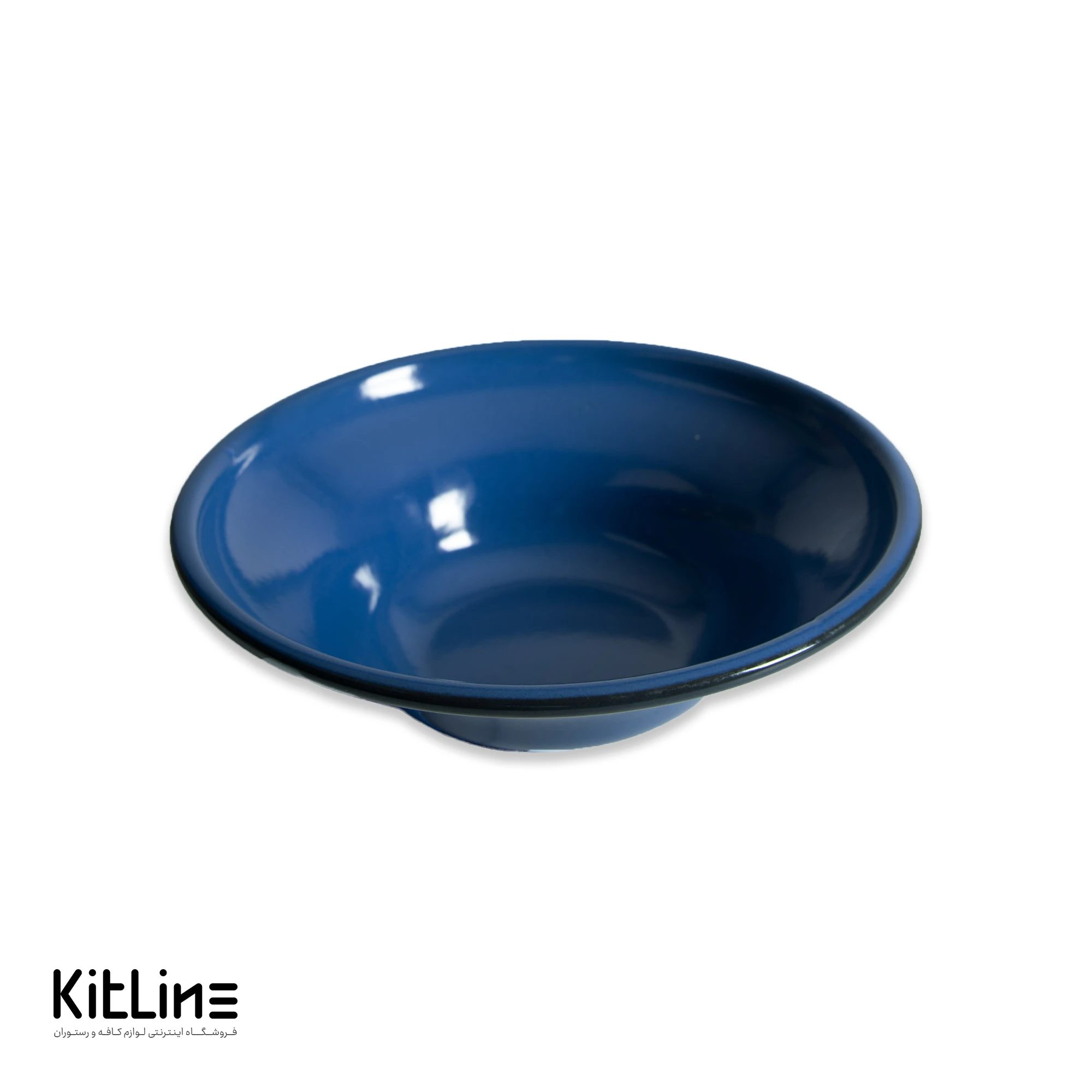 کاسه لعابی ۲۴ سانتیمتری سرمه ای بنشاد - تصویر 4