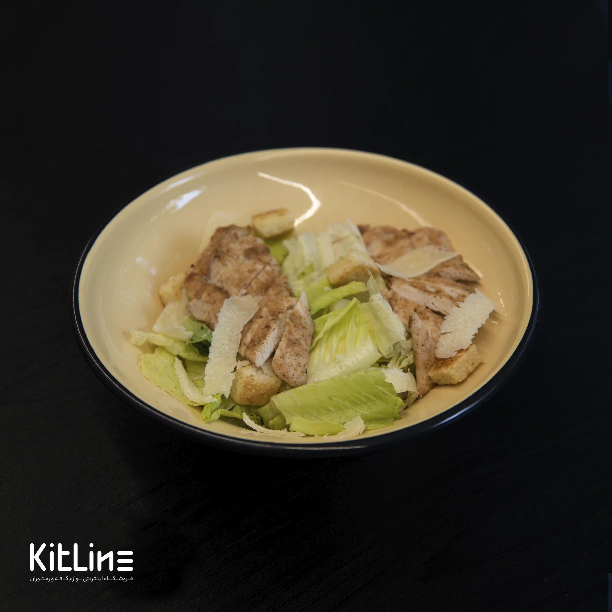 کاسه لعابی ۲۴ سانتیمتری کرم بنشاد - تصویر 5