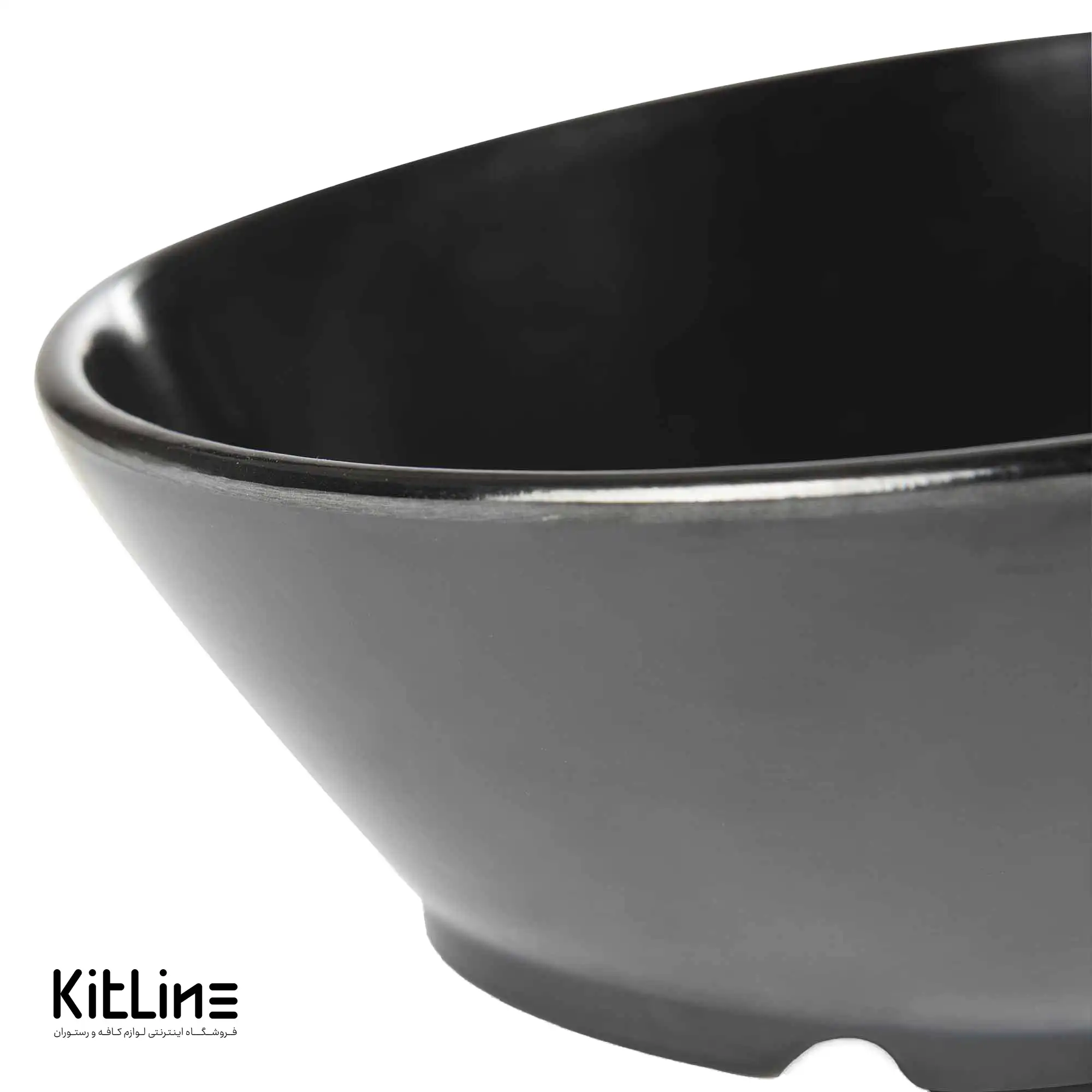 کاسه ملامین ۲۱ سانتیمتری مشکی درجه ۲ کیچن تک - تصویر 4
