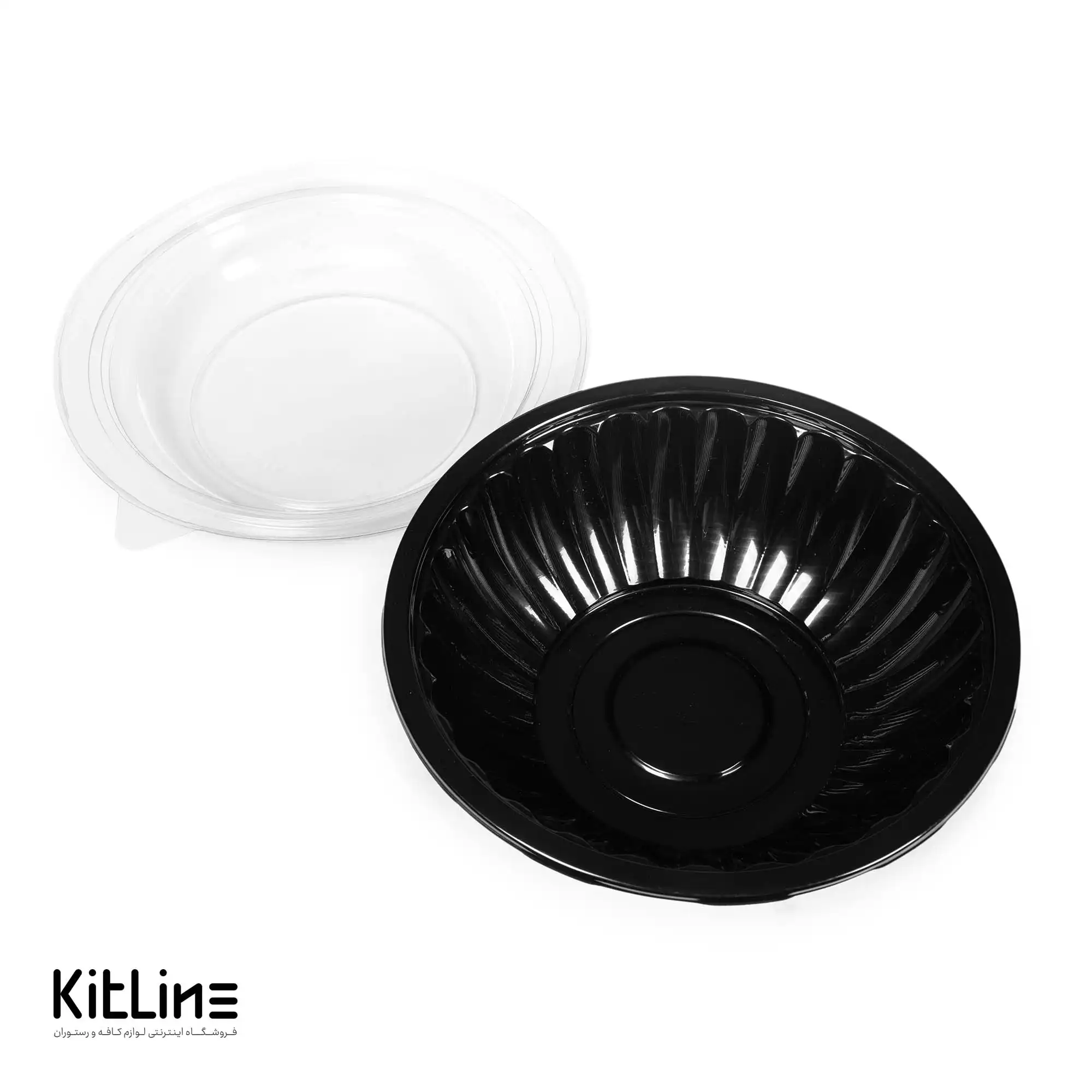 کاسه یکبار مصرف ۱۵۰۰ میلی لیتری مشکی همراه در (کارتن ۲۰۰ عددی) - تصویر 4