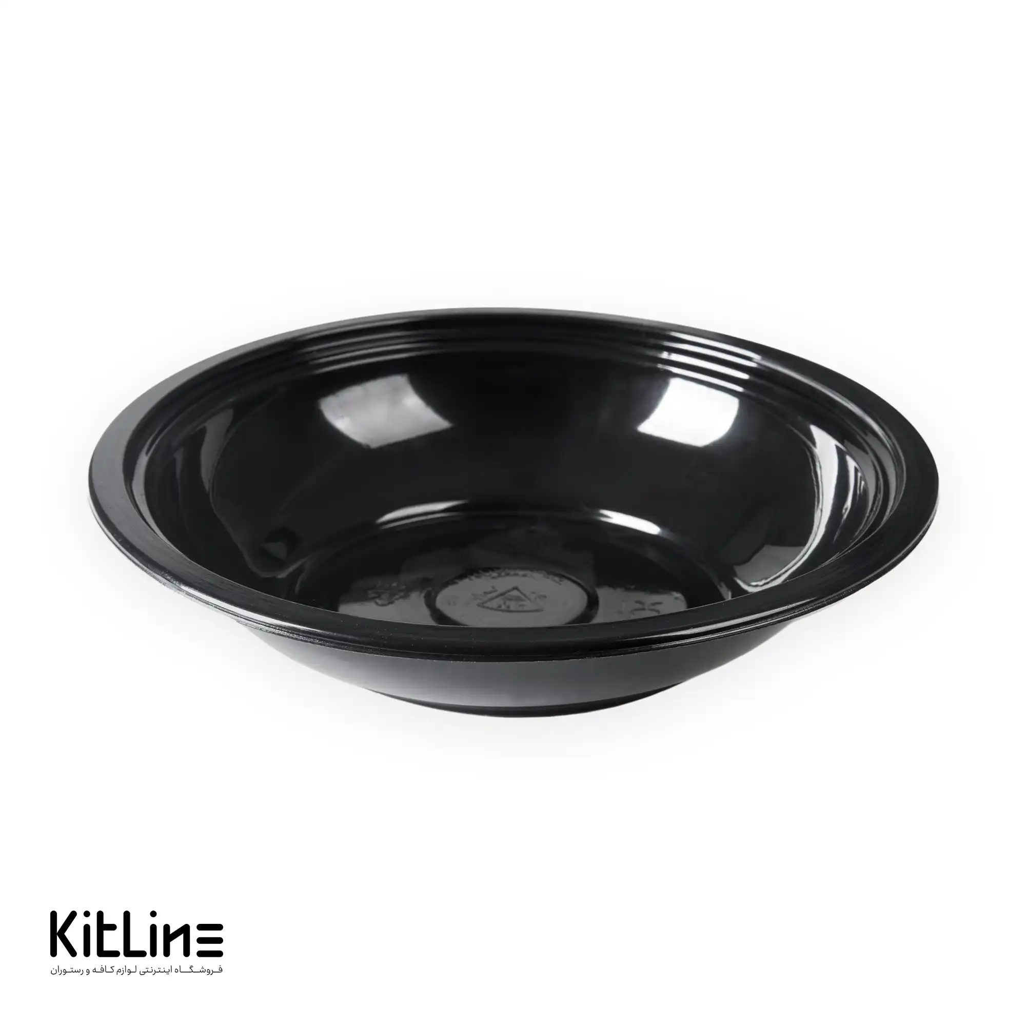 کاسه یکبار مصرف ۲۲ سانتیمتری مشکی همراه در و سس کاپ (کارتن ۲۰۰ عددی) - تصویر 3