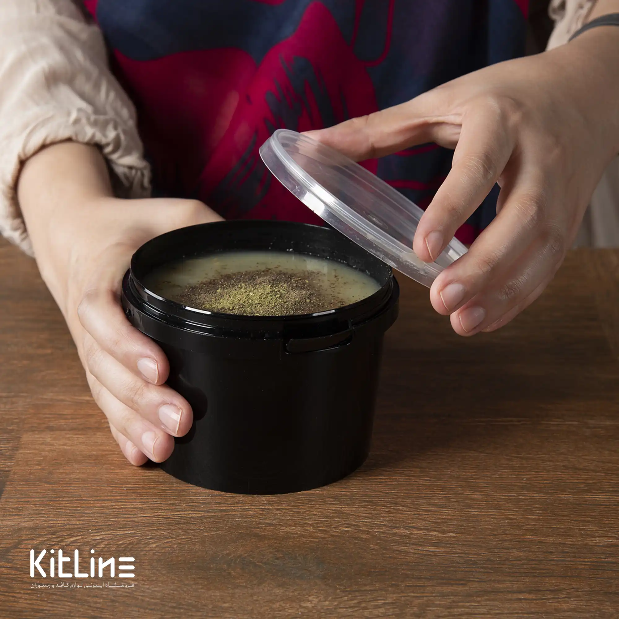 کاسه یکبار مصرف ۶۱۰ میلی لیتری مشکی در دار (کارتن ۲۰۰ عددی) - تصویر 4