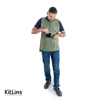 کاور جیب پاکتی سبز زیتونی