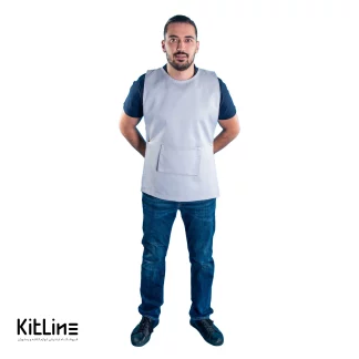 کاور جیب پاکتی طوسی روشن