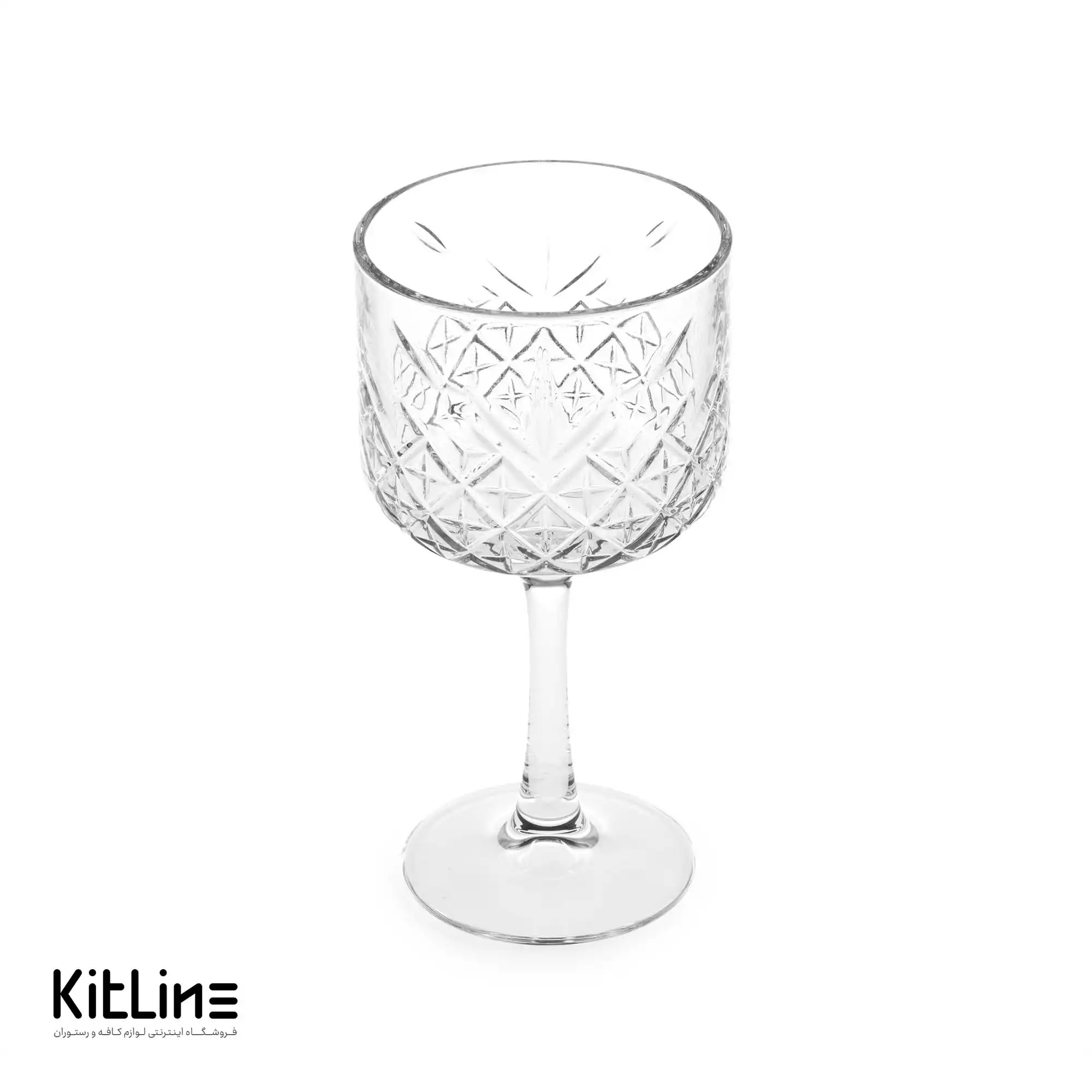 گیلاس شیشه ای ۴۹۰ میلی‌لیتری پاشاباغچه مدل تایملس (ست ۴ عددی)