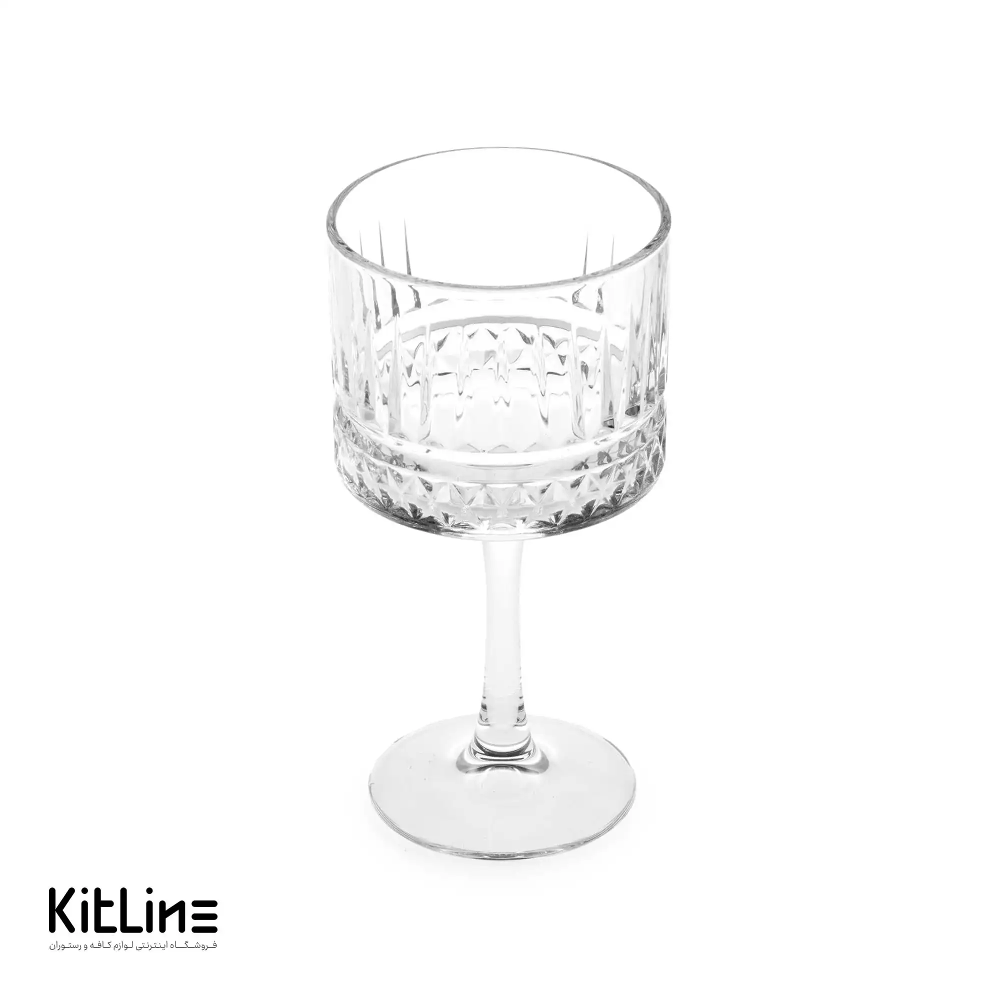 گیلاس شیشه ای ۵۰۰ میلی‌لیتری پاشاباغچه مدل الیسیا (ست ۴ عددی)