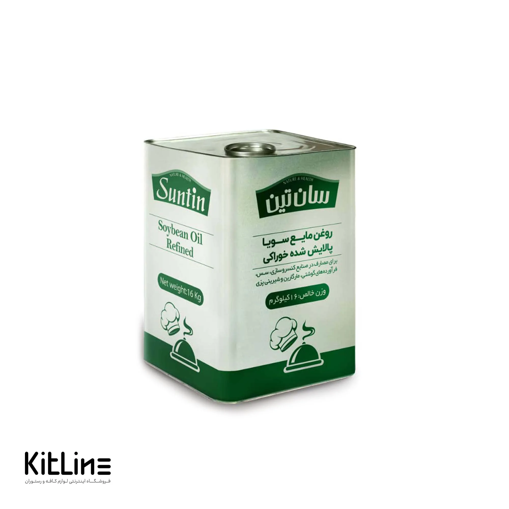 روغن مايع سویا سانتین ۱۶ کیلوگرمی