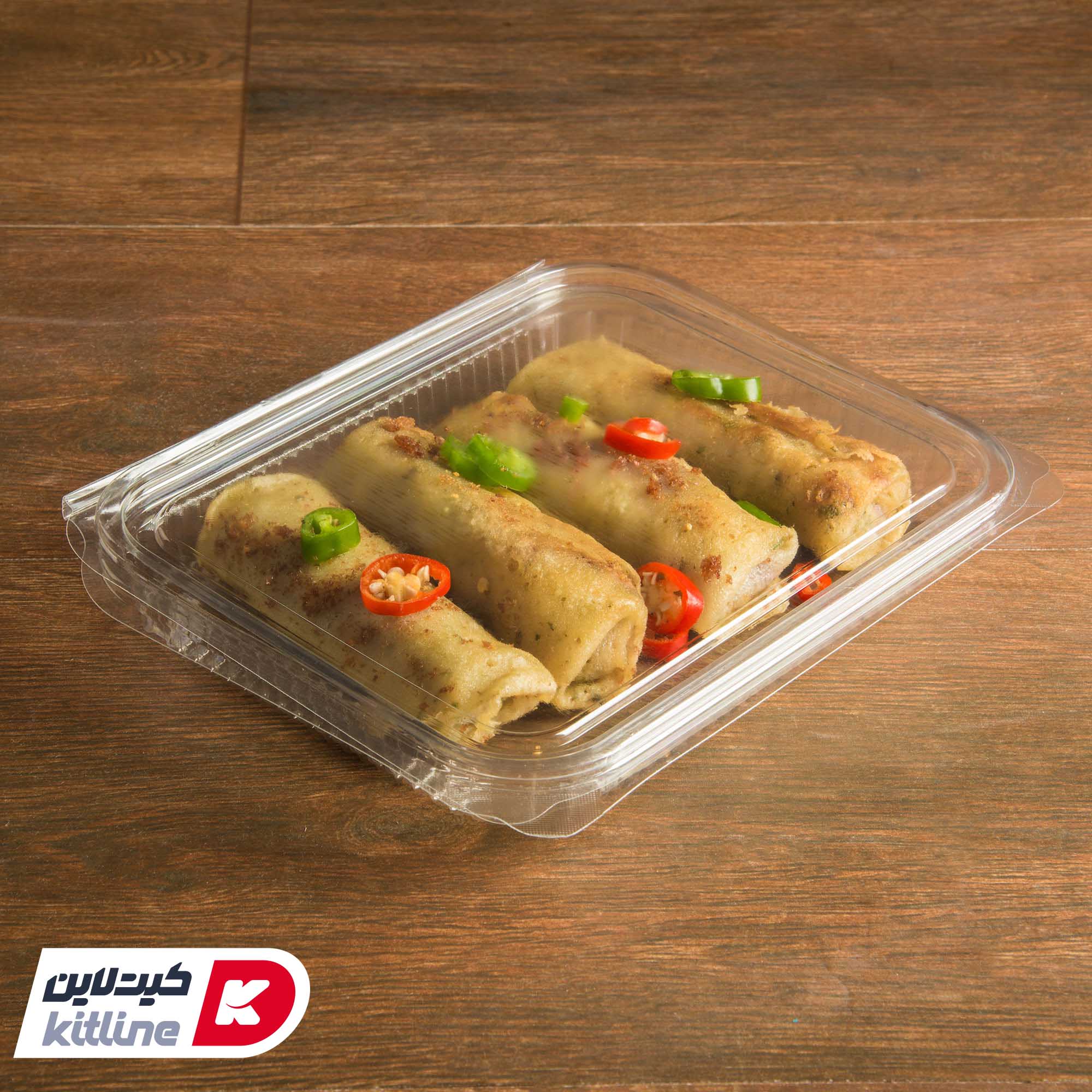 ظرف یکبار مصرف ۱۷.۵×۲۲ سانتیمتری شفاف همراه در مدل دلی رویال ۵۰۰ (کارتن ۲۵۰ عددی) - تصویر 5