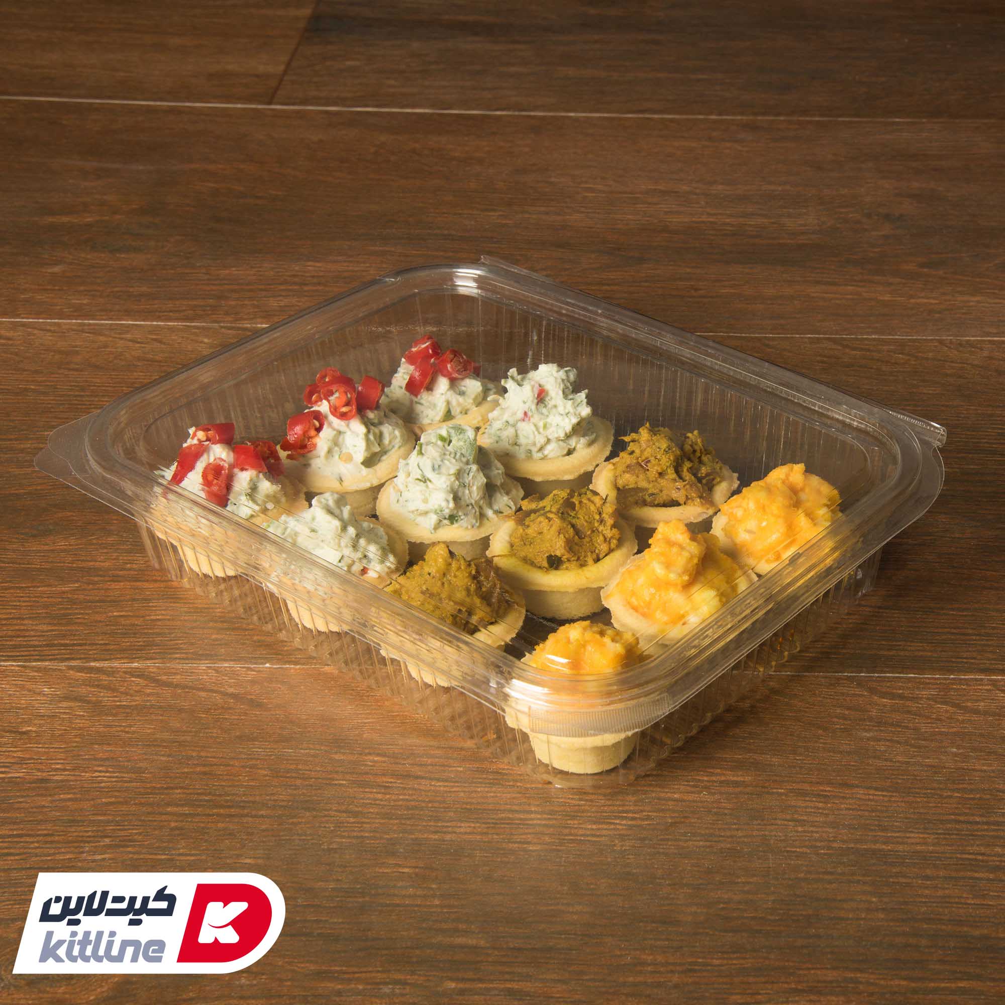 ظرف یکبار مصرف ۱۷.۵×۲۲ سانتیمتری شفاف همراه در مدل دلی رویال ۱۰۰۰(کارتن ۲۵۰ عددی) - تصویر 4