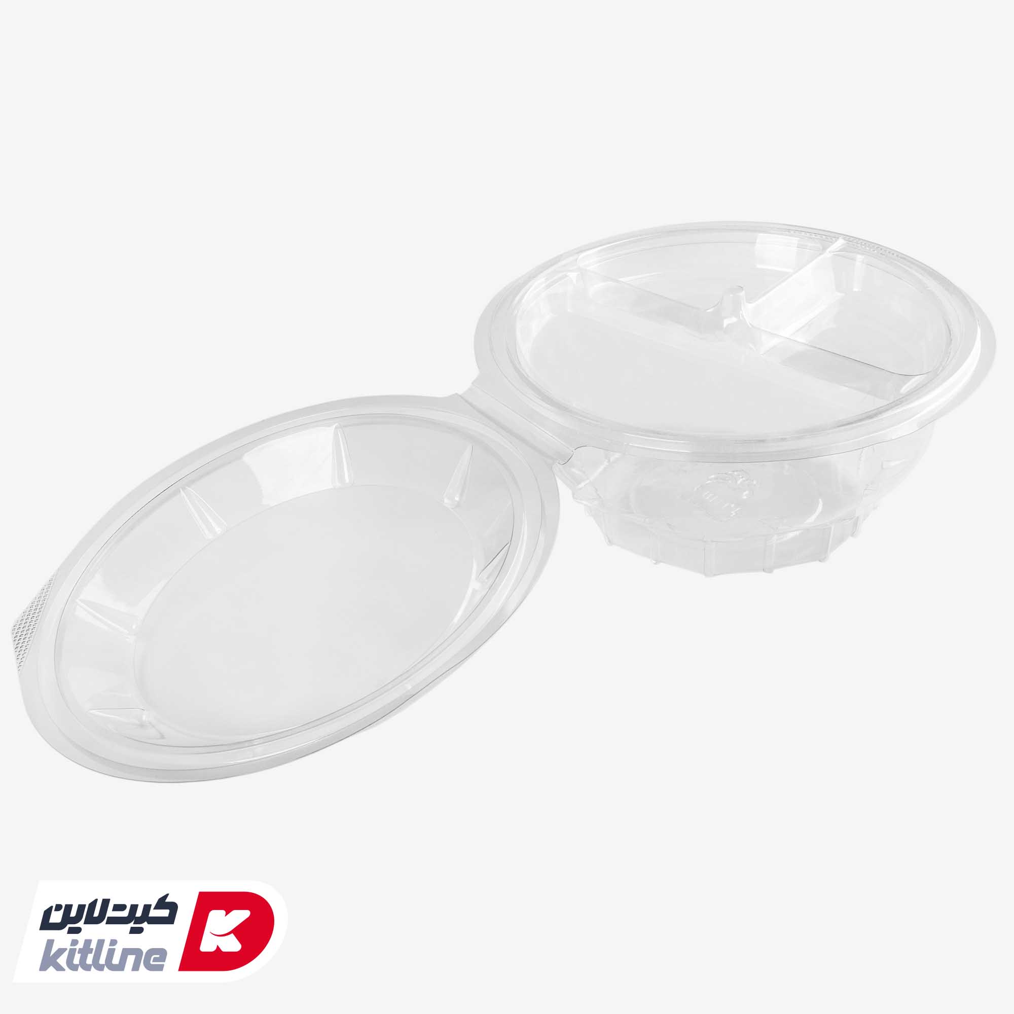 کاسه سالاد یکبار مصرف ۹۰۰ میلی لیتری به همراه رابط مدل KFC - تصویر 4