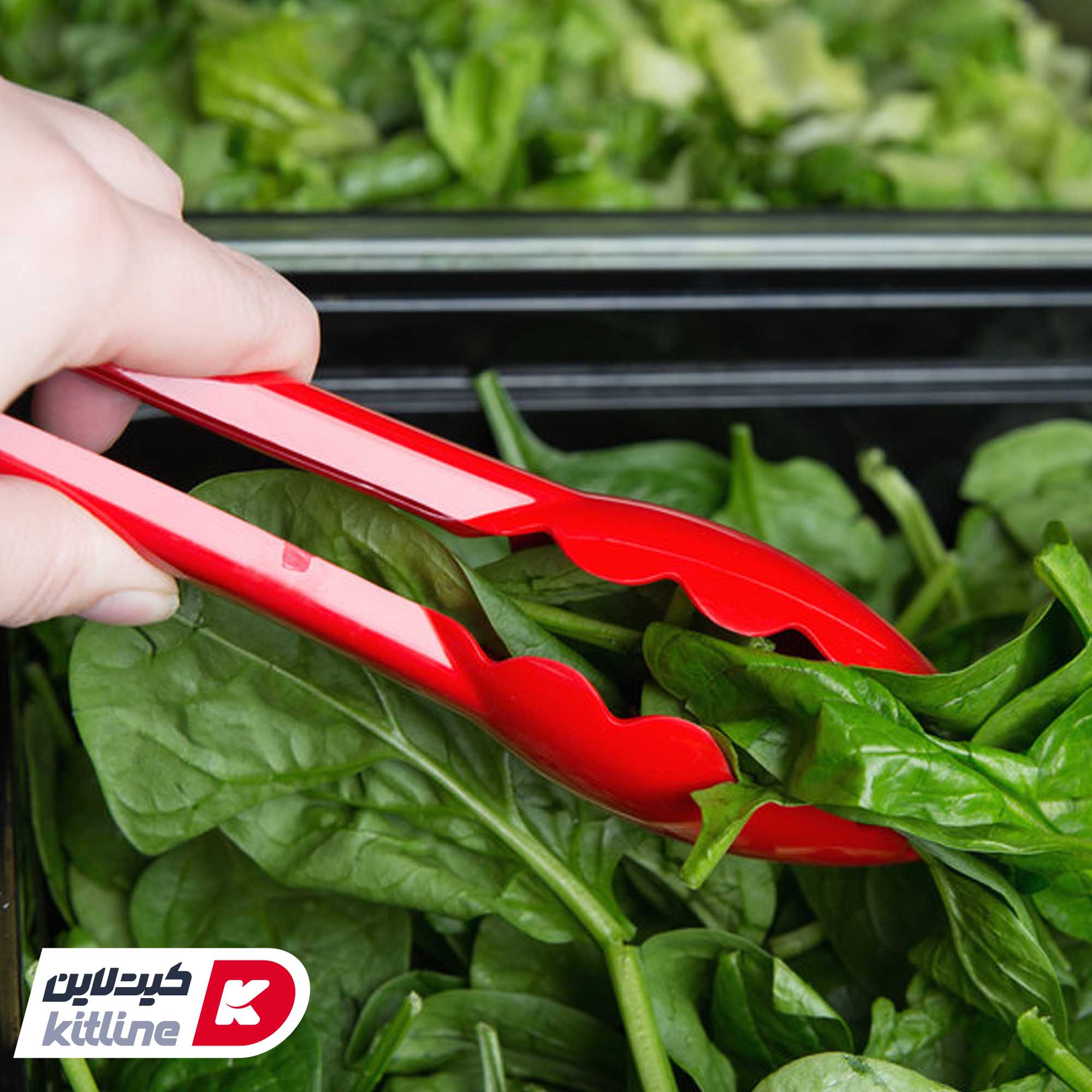 انبر سرو پلاستیکی ۲۹ سانتیمتری قرمز کارلایز - تصویر 4