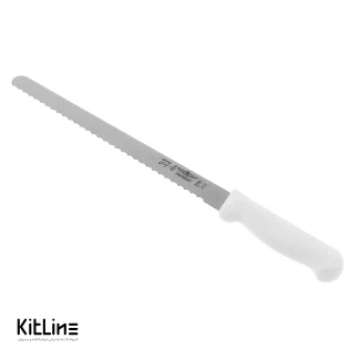 چاقو اره ای برش نان ۲۹ سانتیمتری حیدری دسته سفید